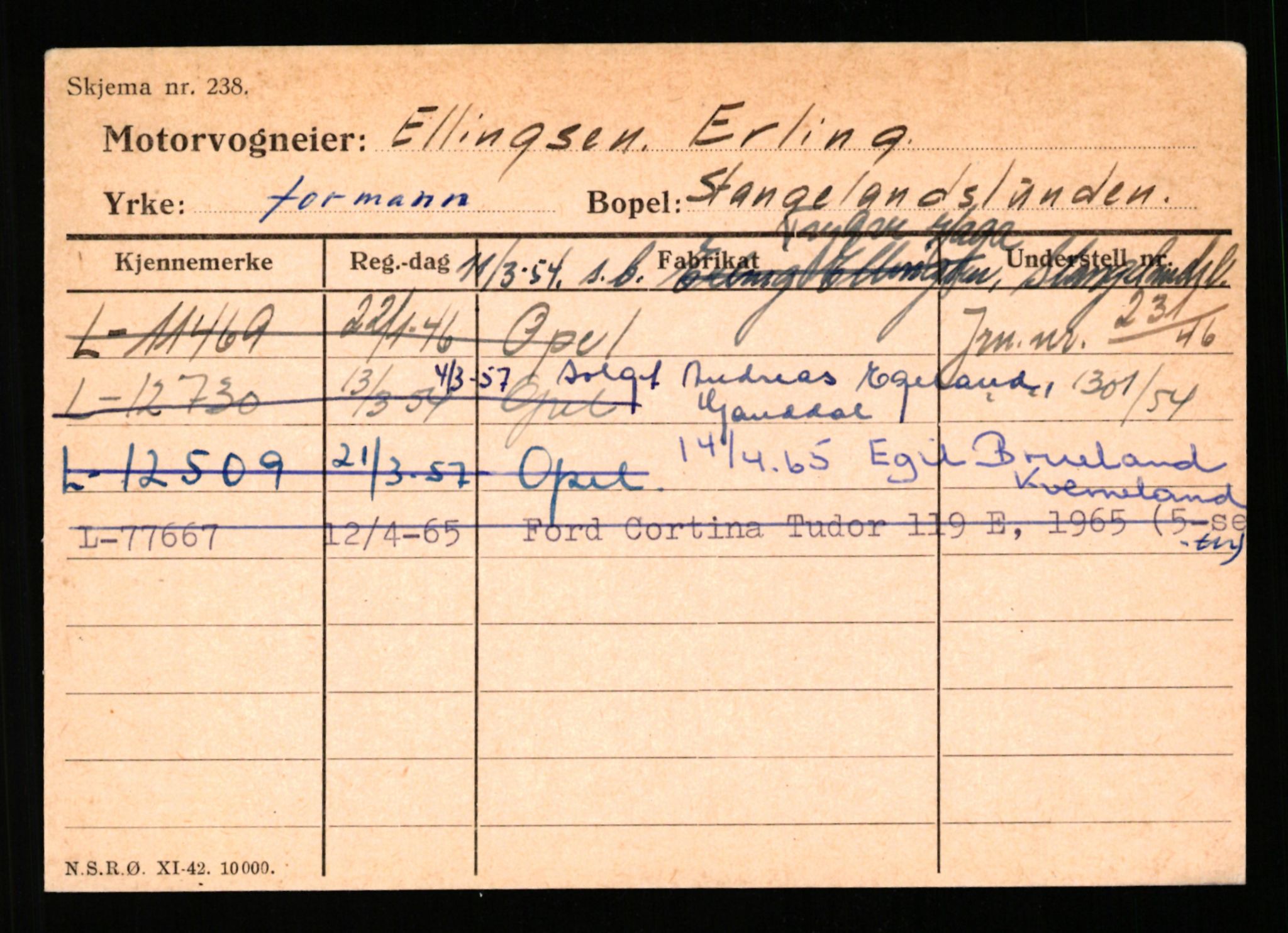 Stavanger trafikkstasjon, AV/SAST-A-101942/0/H/L0007: Egerøy - Eppeland, 1930-1971, p. 2085