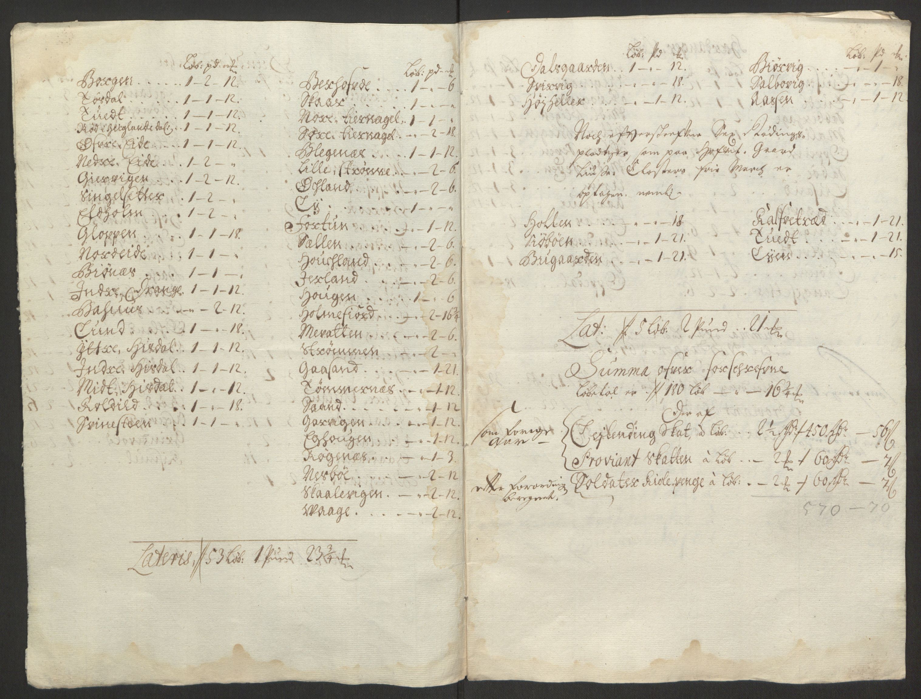 Rentekammeret inntil 1814, Reviderte regnskaper, Fogderegnskap, AV/RA-EA-4092/R50/L3159: Fogderegnskap Lyse kloster, 1691-1709, p. 222