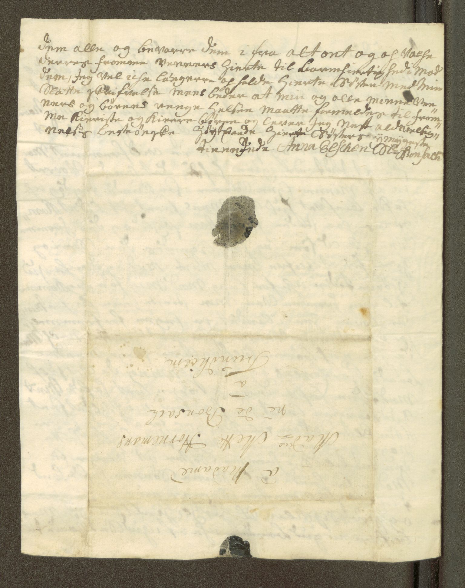 Horneman, AV/SAT-PA-0236/G/L0130: Familiebrev og dokumenter: Bonsach, 1727-1763, p. 383