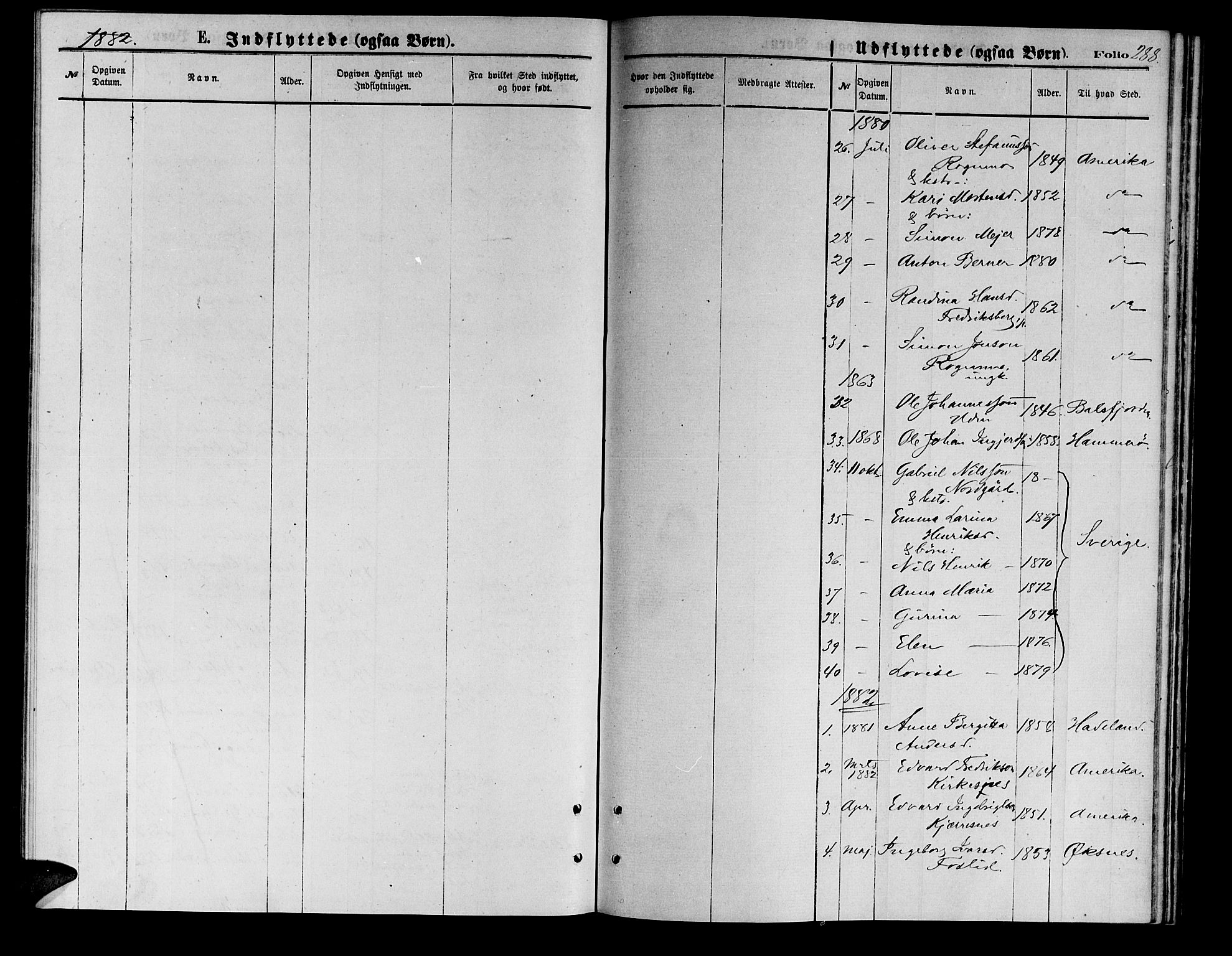 Målselv sokneprestembete, AV/SATØ-S-1311/G/Ga/Gab/L0003klokker: Parish register (copy) no. 3, 1874-1885, p. 288