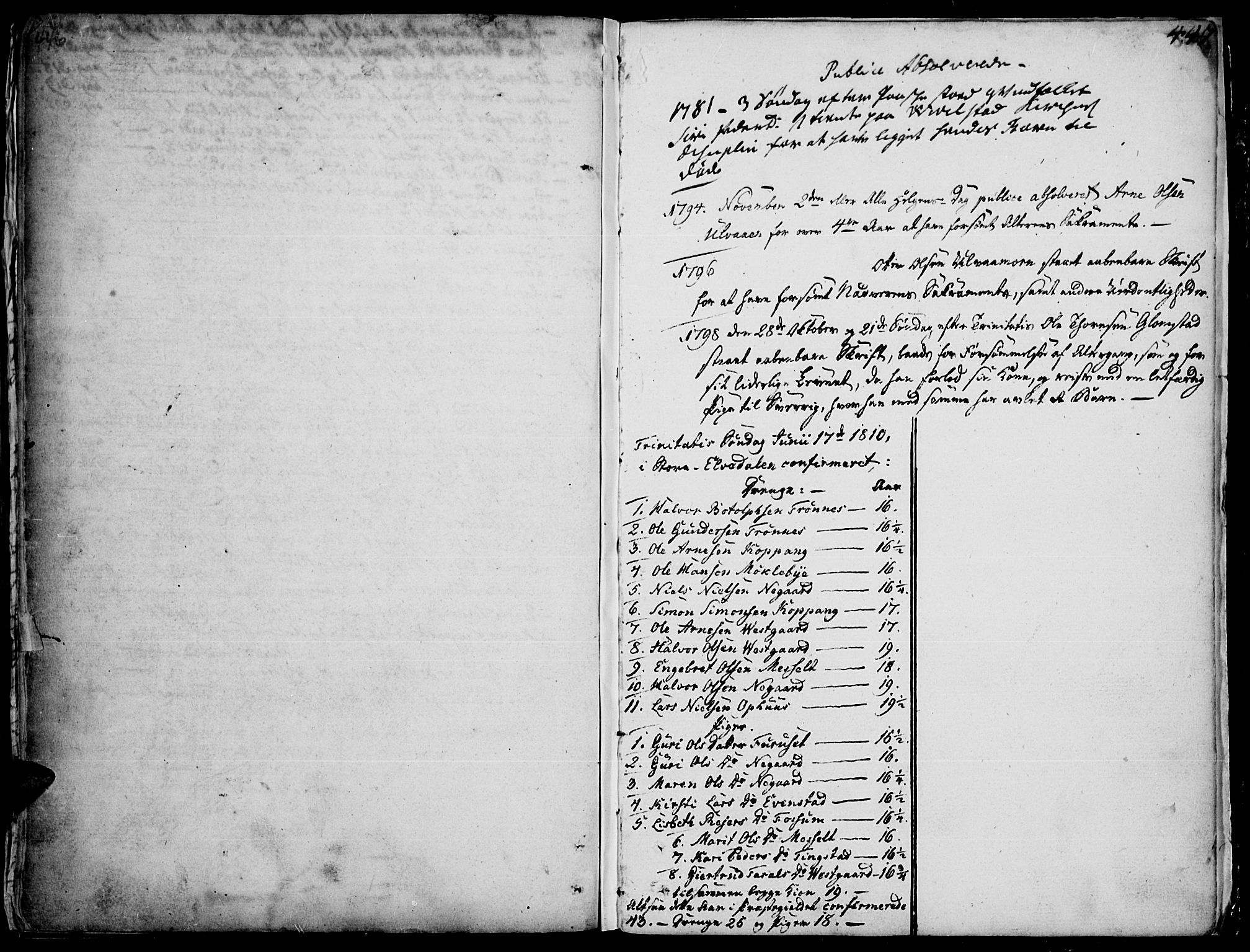 Åmot prestekontor, Hedmark, SAH/PREST-056/H/Ha/Haa/L0003: Parish register (official) no. 3, 1780-1810, p. 446-447