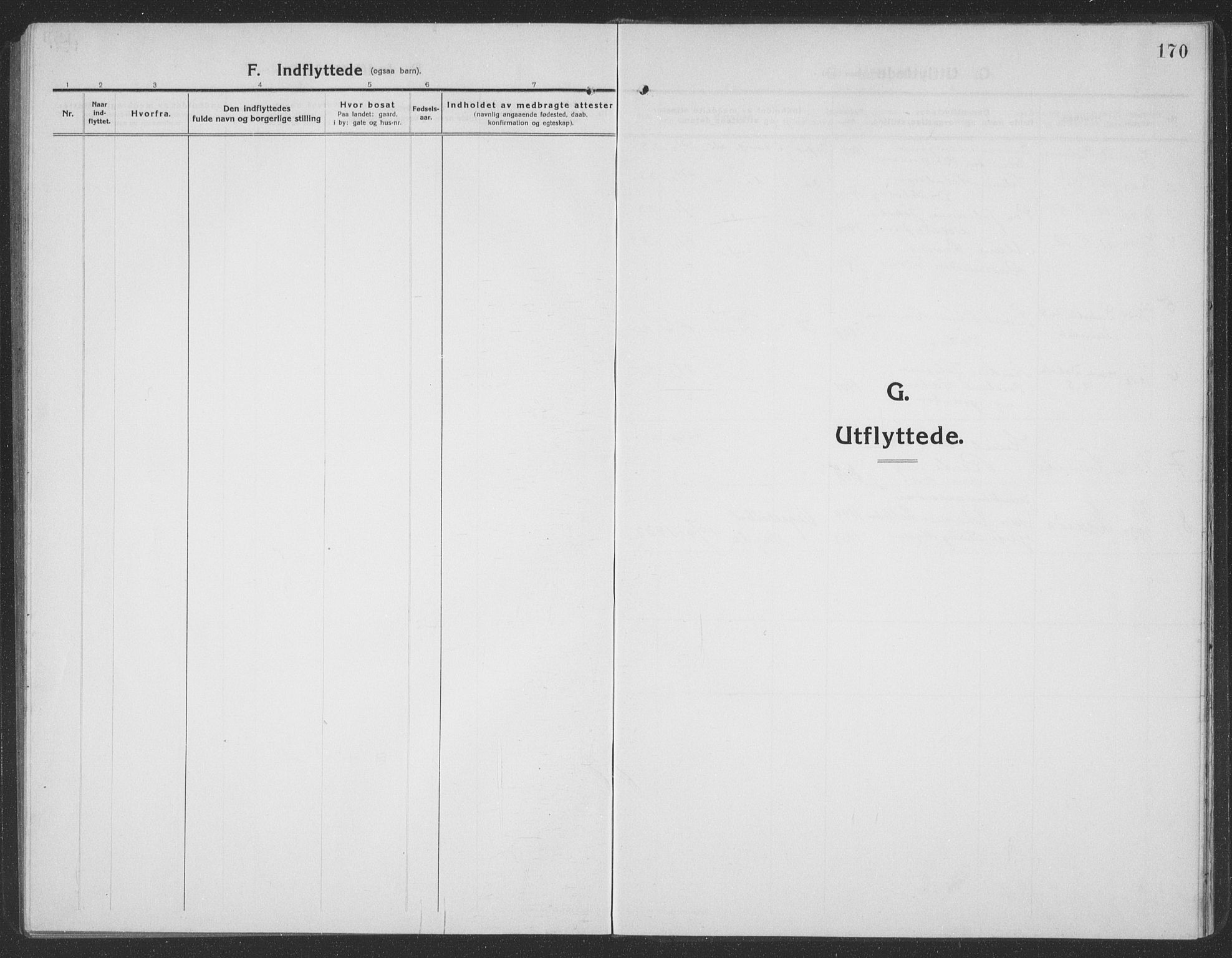 Ministerialprotokoller, klokkerbøker og fødselsregistre - Møre og Romsdal, SAT/A-1454/512/L0169: Parish register (copy) no. 512C01, 1910-1935, p. 170