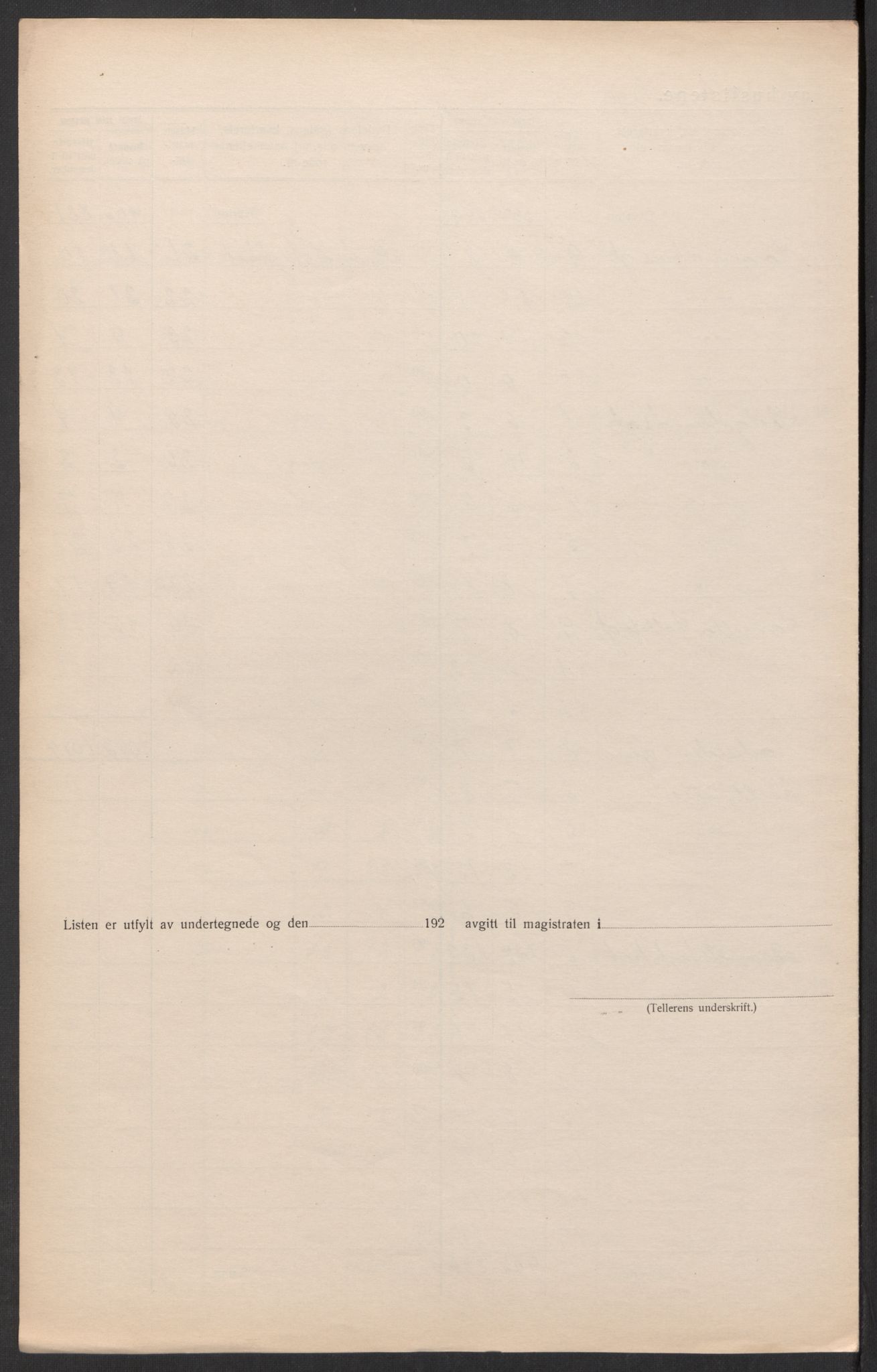 SAK, 1920 census for Kristiansand, 1920, p. 157