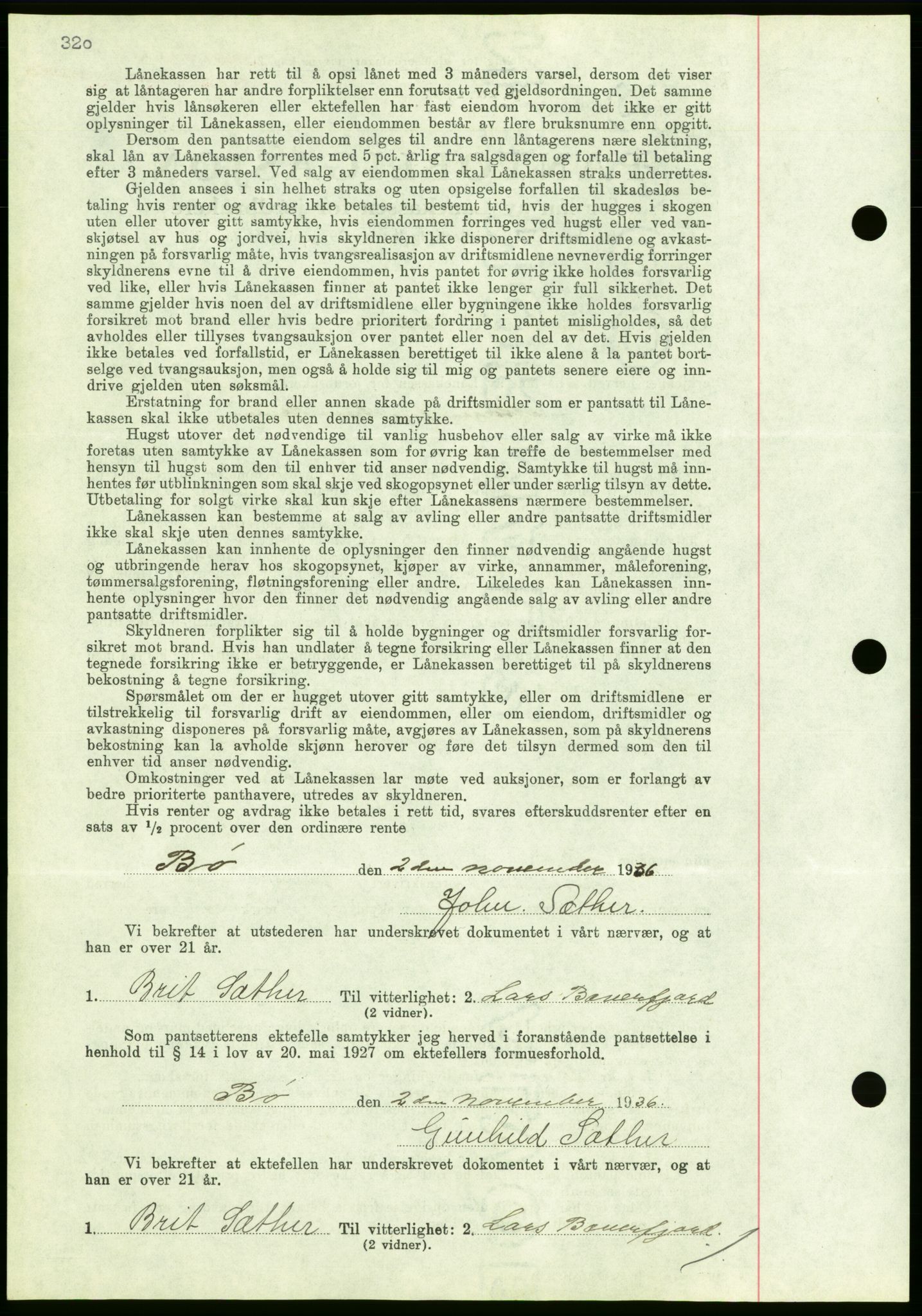 Nordmøre sorenskriveri, AV/SAT-A-4132/1/2/2Ca/L0090: Mortgage book no. B80, 1936-1937, Diary no: : 2435/1936