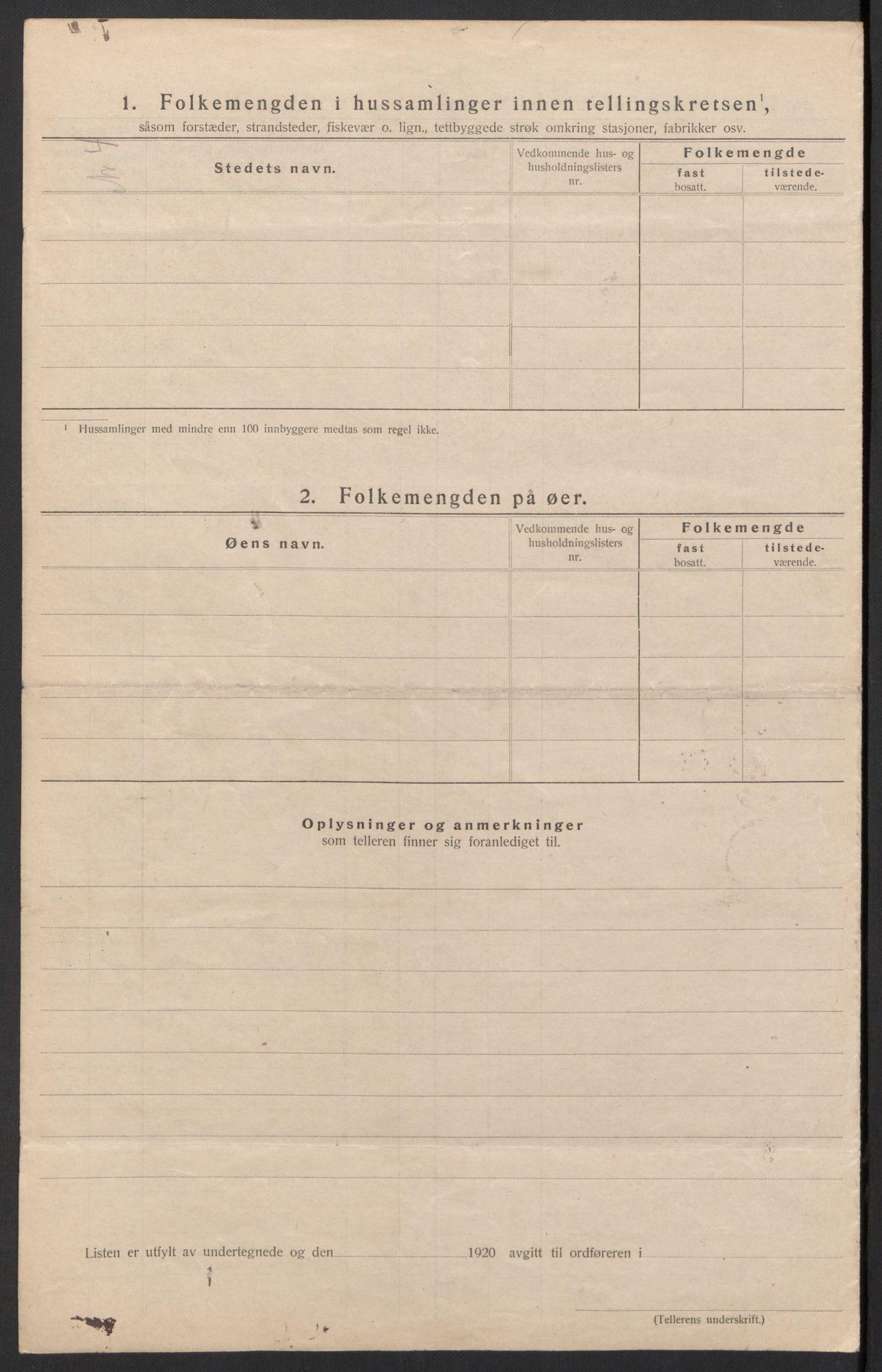 SAH, 1920 census for Alvdal, 1920, p. 25