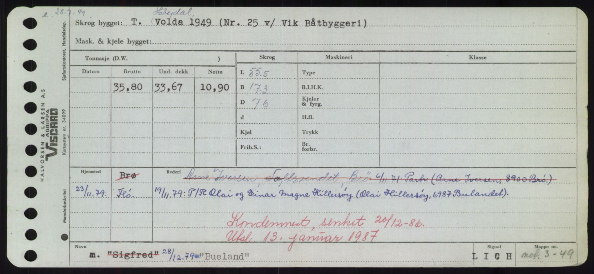 Sjøfartsdirektoratet med forløpere, Skipsmålingen, RA/S-1627/H/Hd/L0005: Fartøy, Br-Byg, p. 545