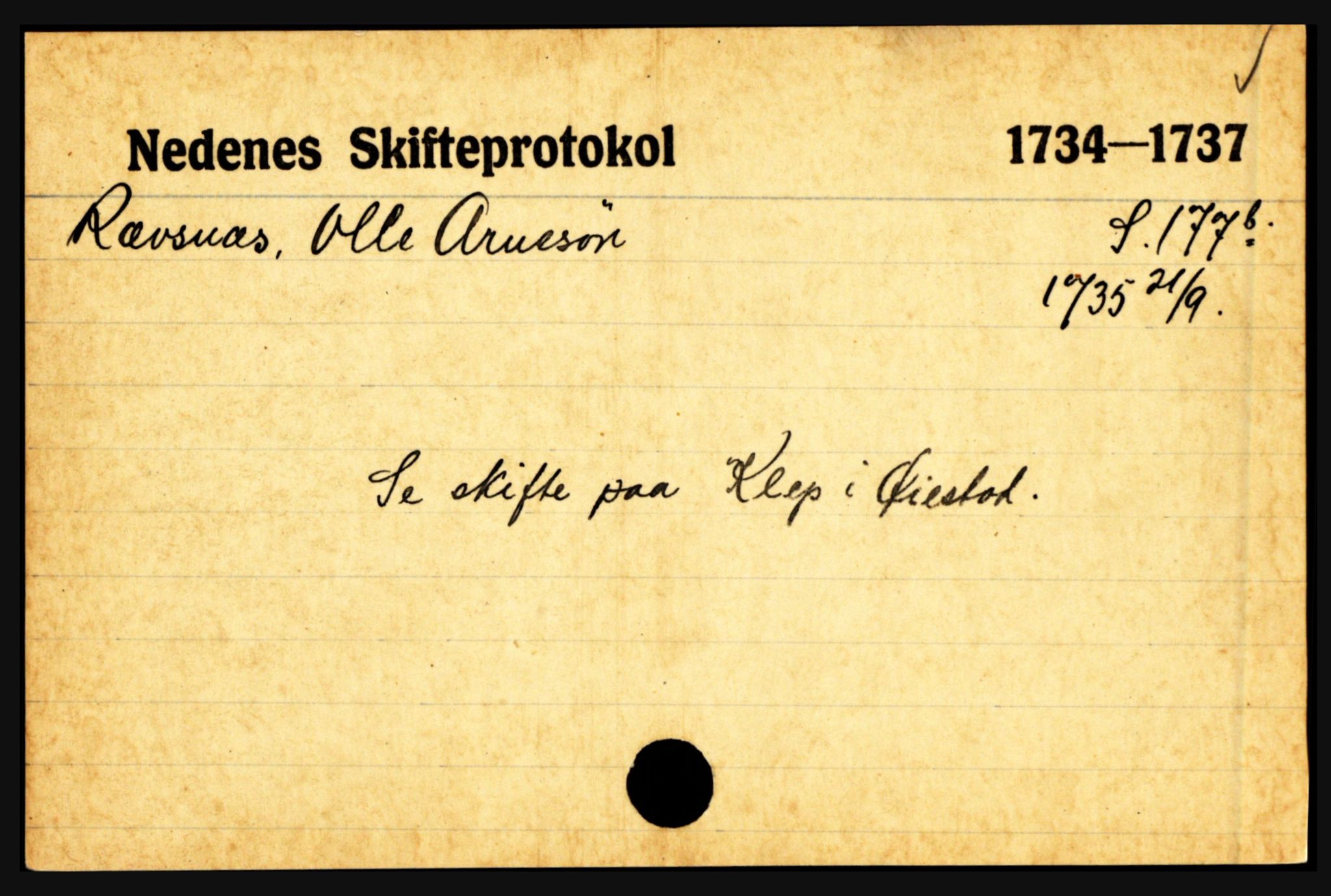 Nedenes sorenskriveri før 1824, AV/SAK-1221-0007/H, p. 24559