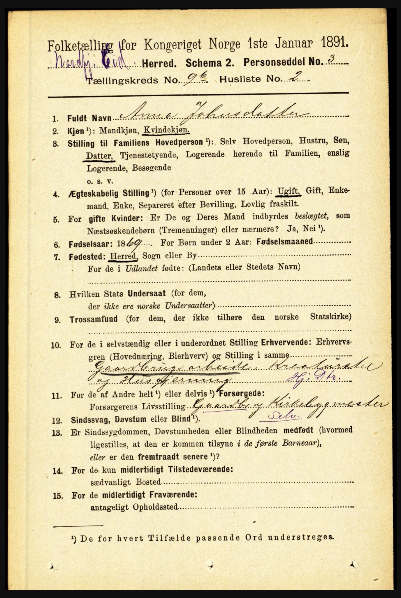RA, 1891 census for 1443 Eid, 1891, p. 2488