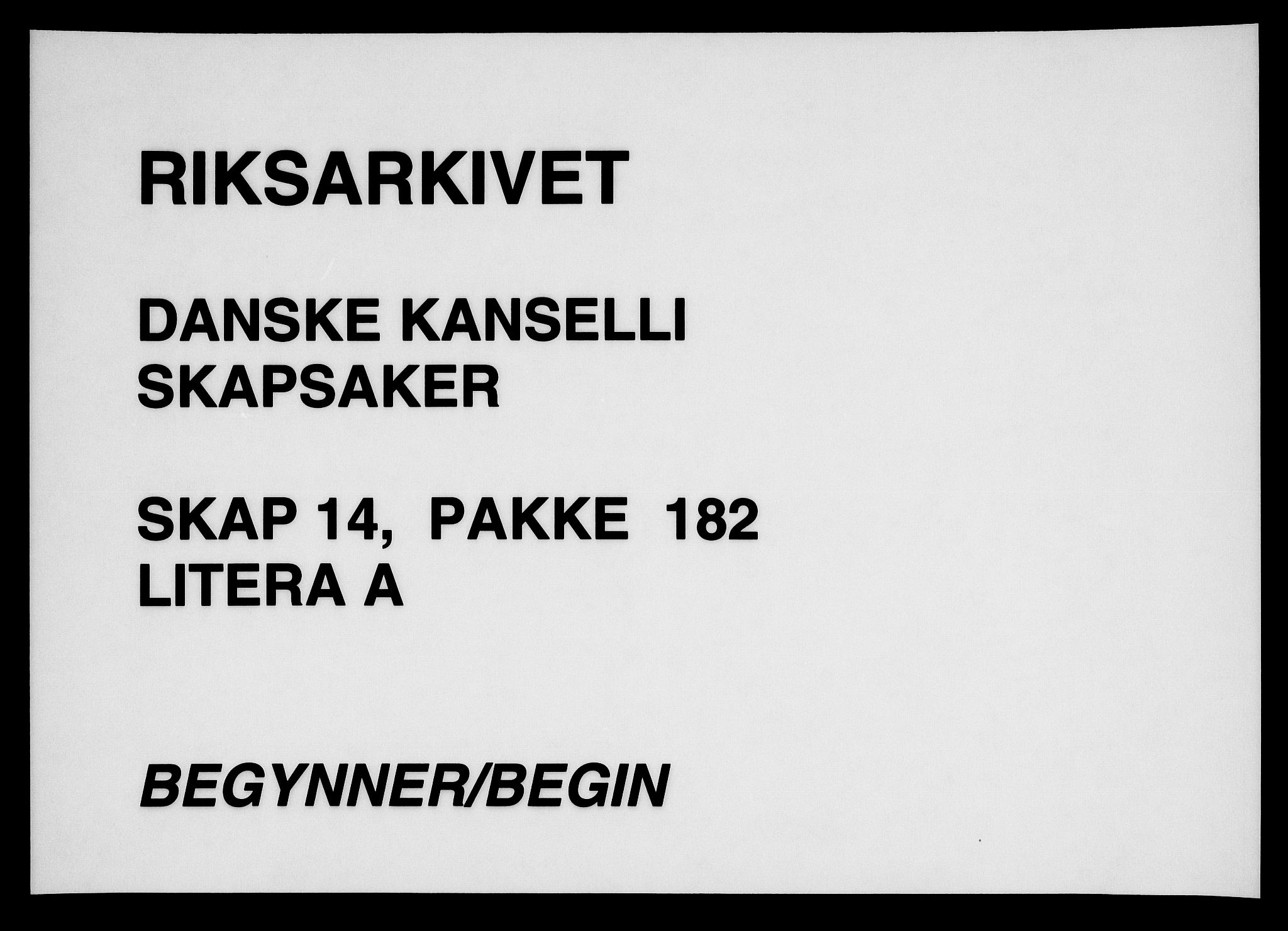 Danske Kanselli, Skapsaker, RA/EA-4061/F/L0063: Skap 14, pakke 172, litra B-211, 1607-1716, p. 177