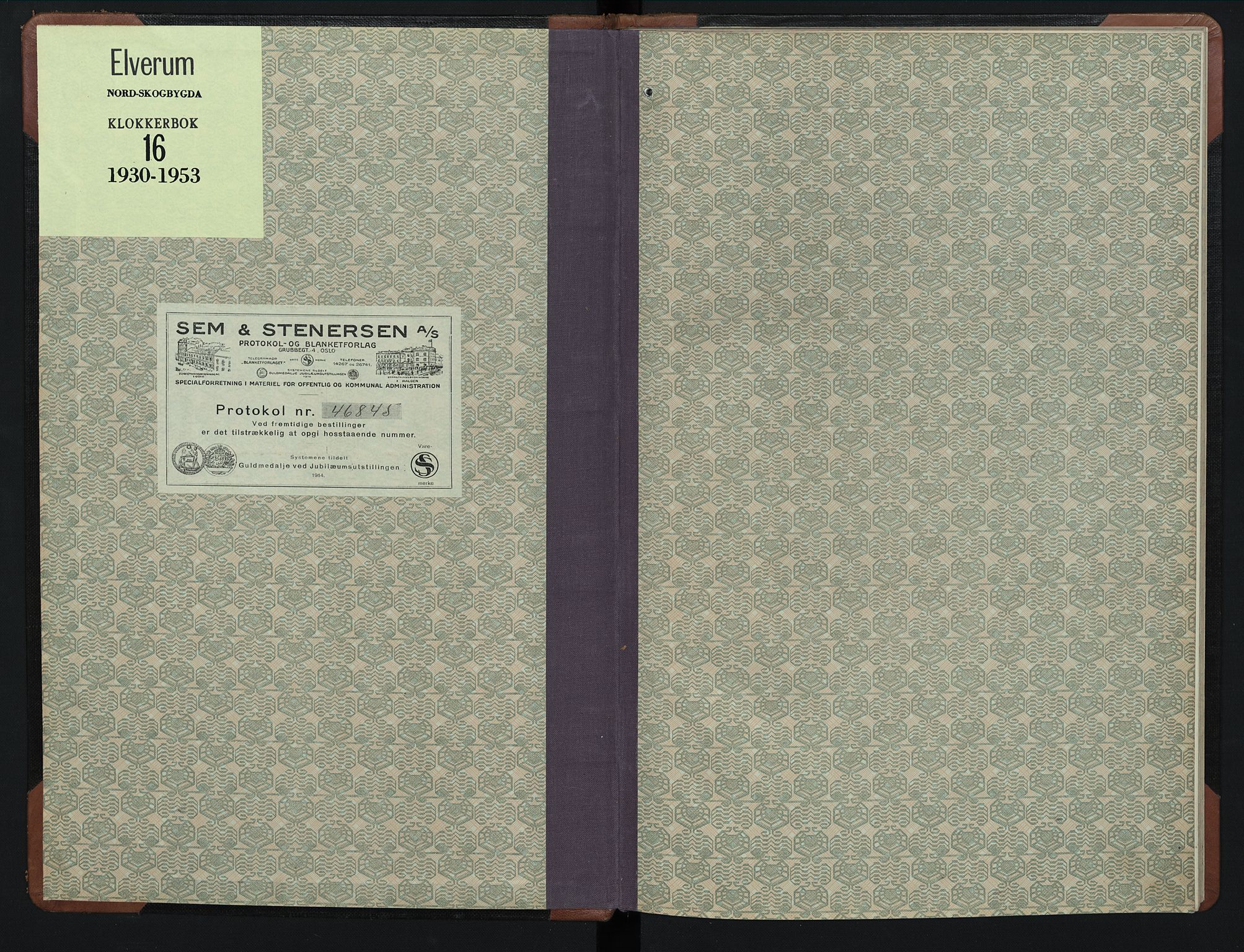 Elverum prestekontor, AV/SAH-PREST-044/H/Ha/Hab/L0016: Parish register (copy) no. 16, 1930-1953