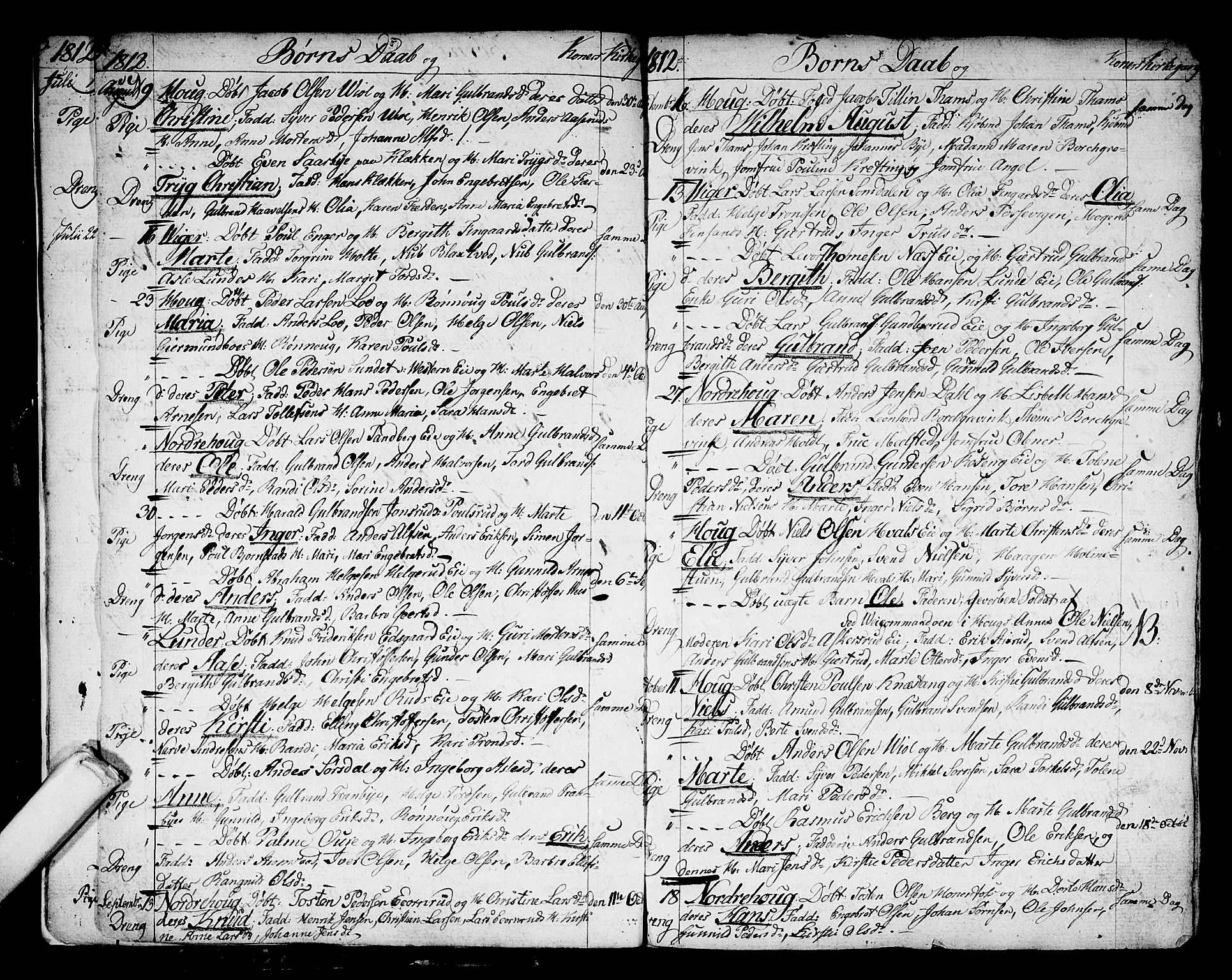 Norderhov kirkebøker, SAKO/A-237/F/Fa/L0007: Parish register (official) no. 7, 1812-1814, p. 6