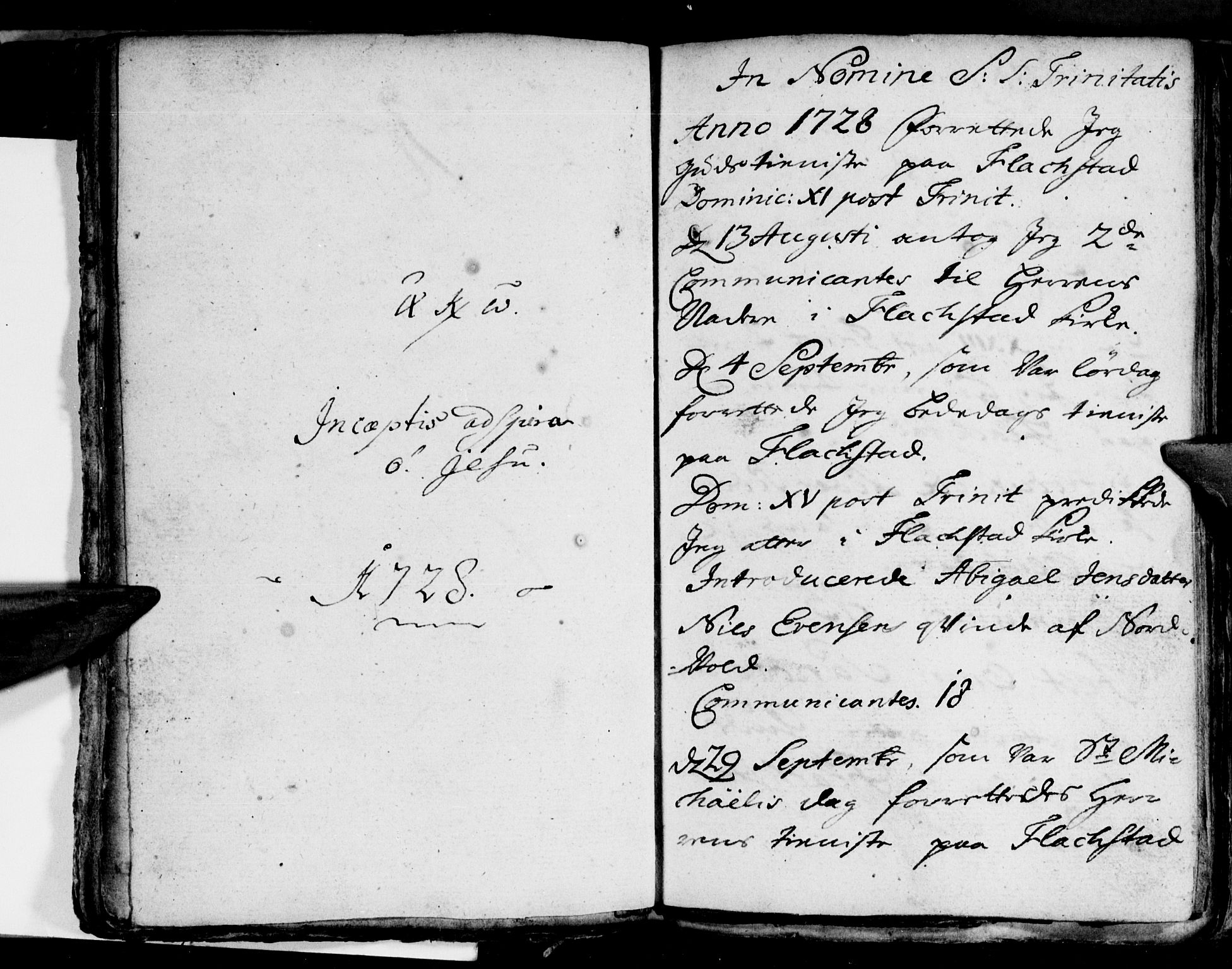 Ministerialprotokoller, klokkerbøker og fødselsregistre - Nordland, SAT/A-1459/881/L1162: Curate's parish register no. 881B01, 1704-1748