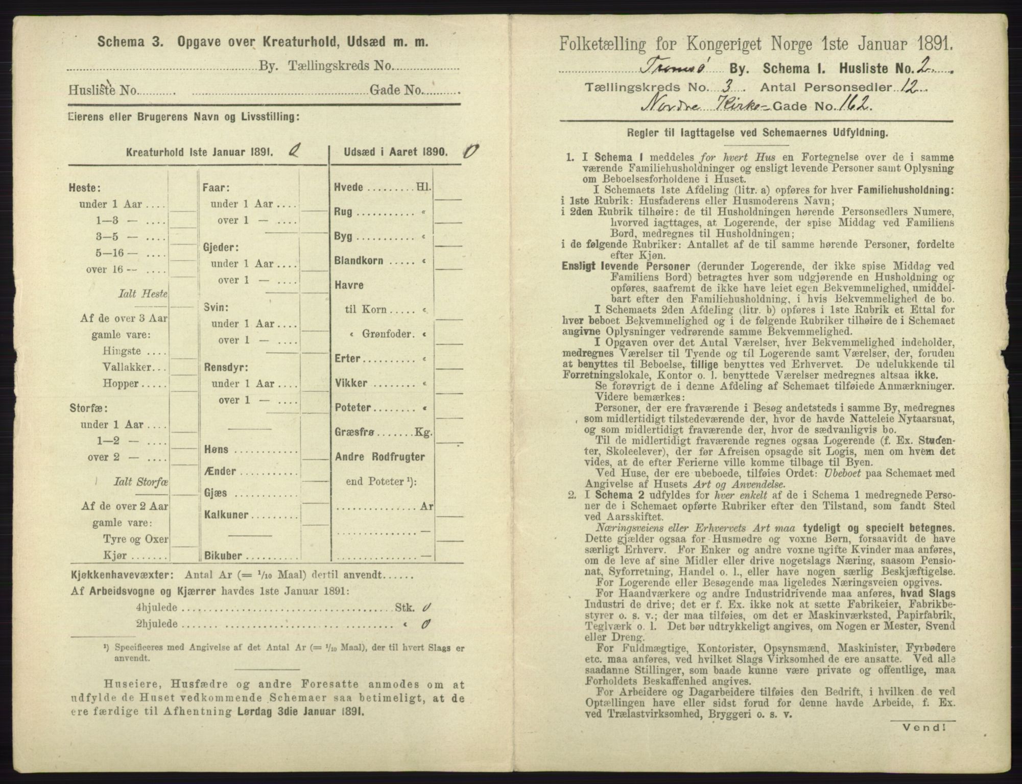 RA, 1891 census for 1902 Tromsø, 1891, p. 2995