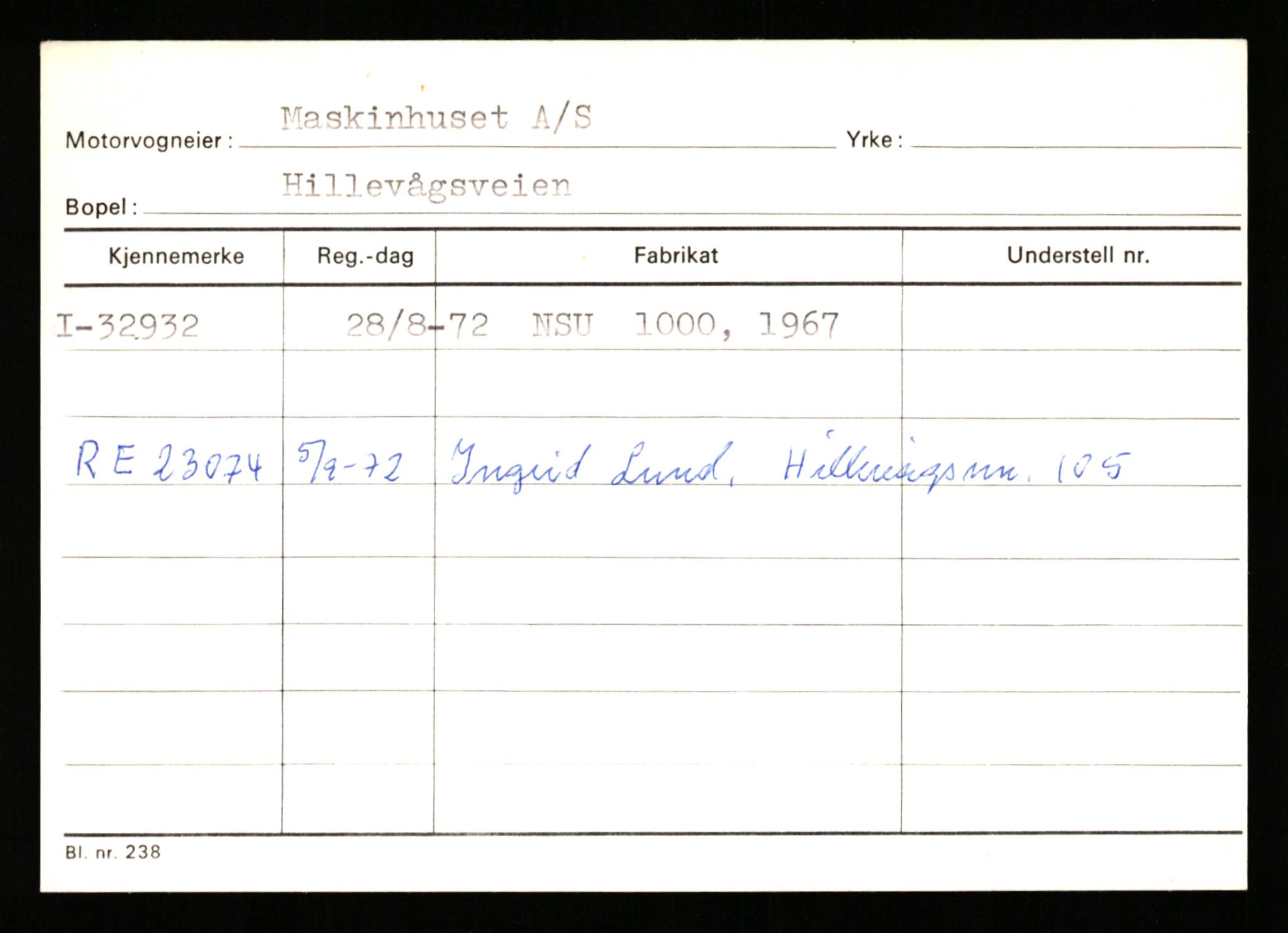 Stavanger trafikkstasjon, AV/SAST-A-101942/0/G/L0005: Registreringsnummer: 23000 - 34245, 1930-1971, p. 3082