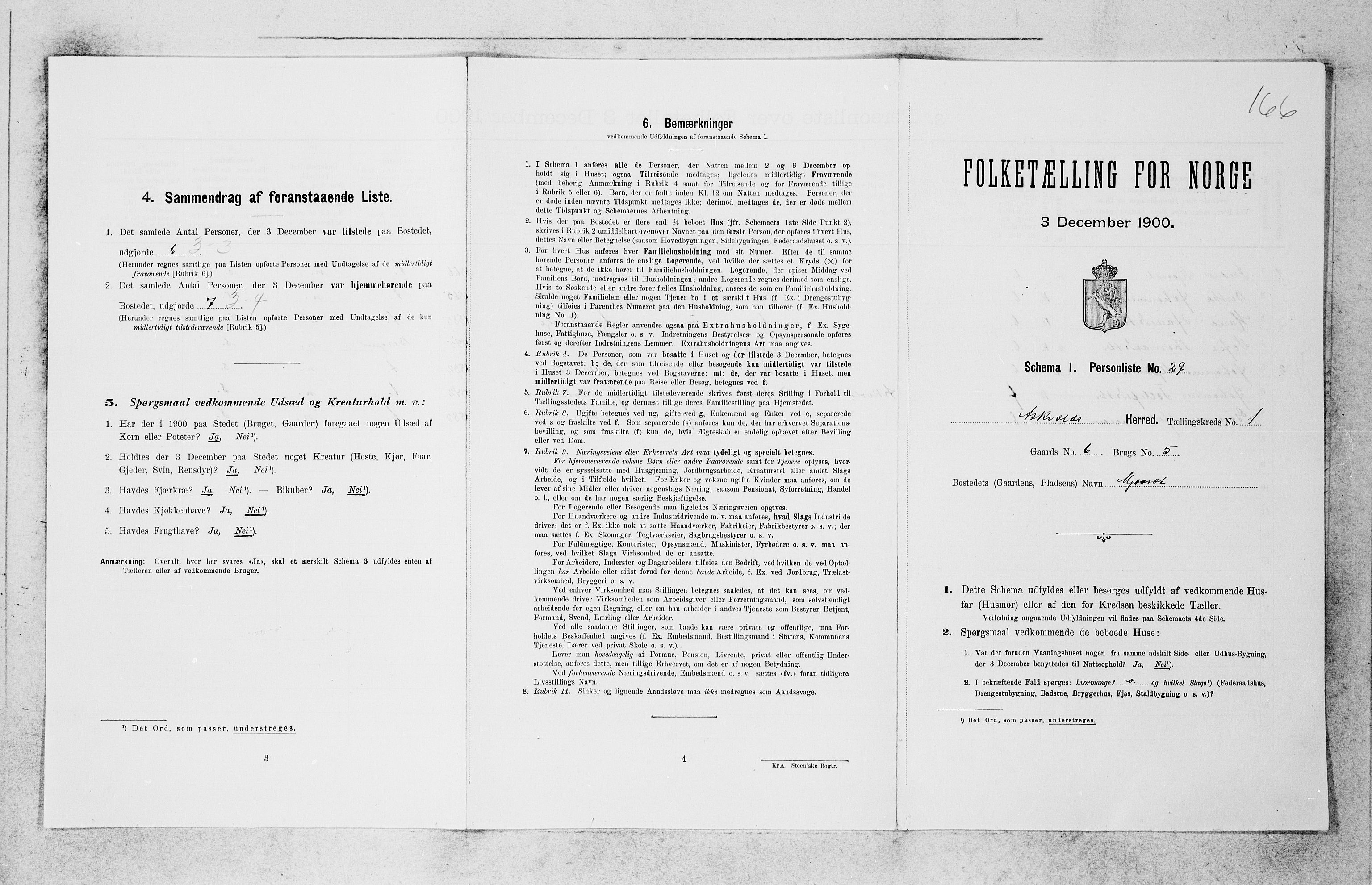 SAB, 1900 census for Askvoll, 1900, p. 129