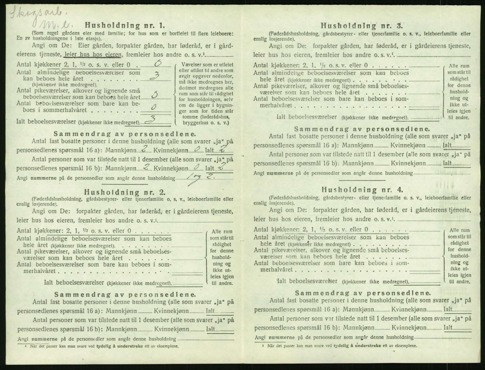 SAK, 1920 census for Åmli, 1920, p. 78