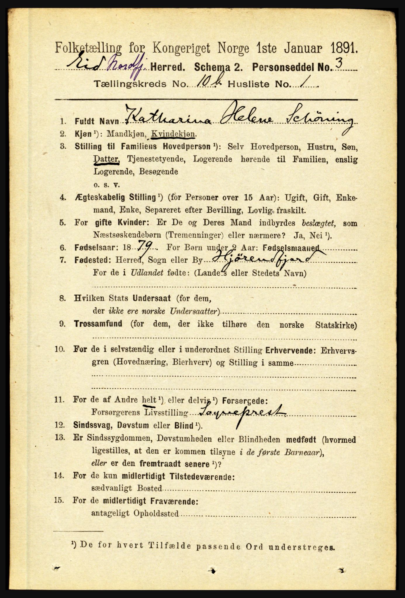 RA, 1891 census for 1443 Eid, 1891, p. 3338