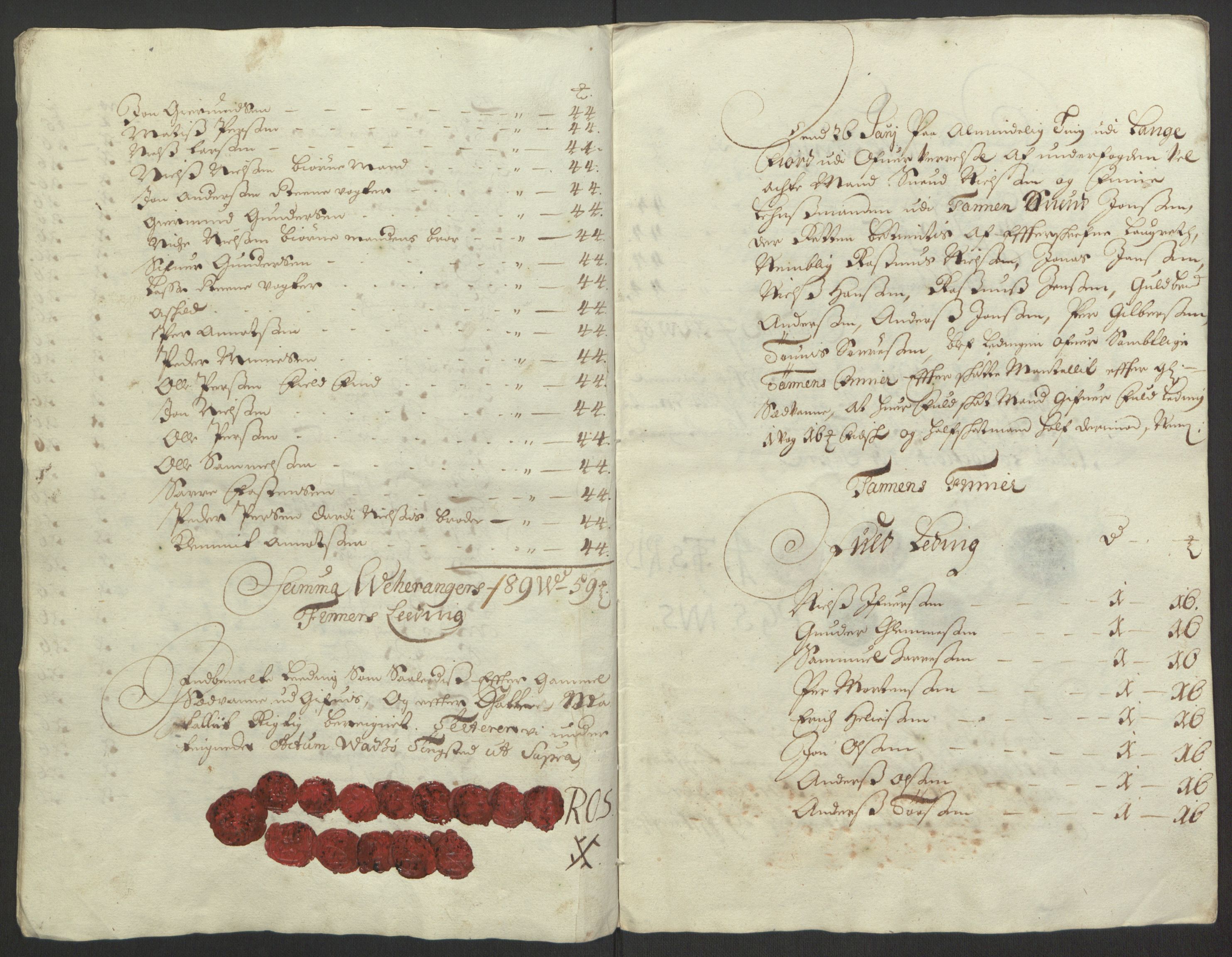 Rentekammeret inntil 1814, Reviderte regnskaper, Fogderegnskap, RA/EA-4092/R69/L4851: Fogderegnskap Finnmark/Vardøhus, 1691-1700, p. 253