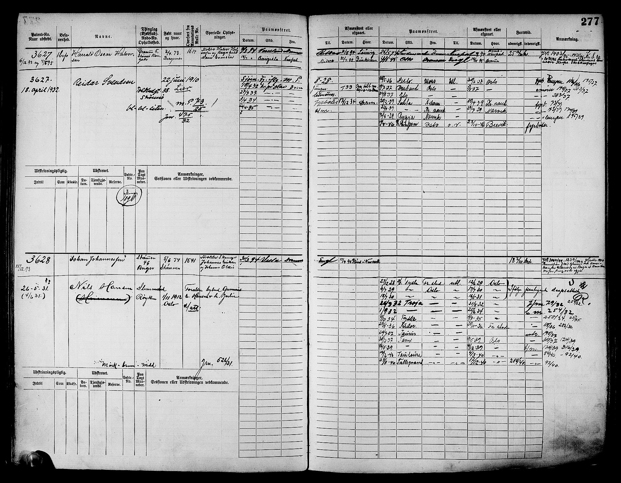 Drammen innrulleringsdistrikt, AV/SAKO-A-781/F/Fc/L0004: Hovedrulle, 1885, p. 283