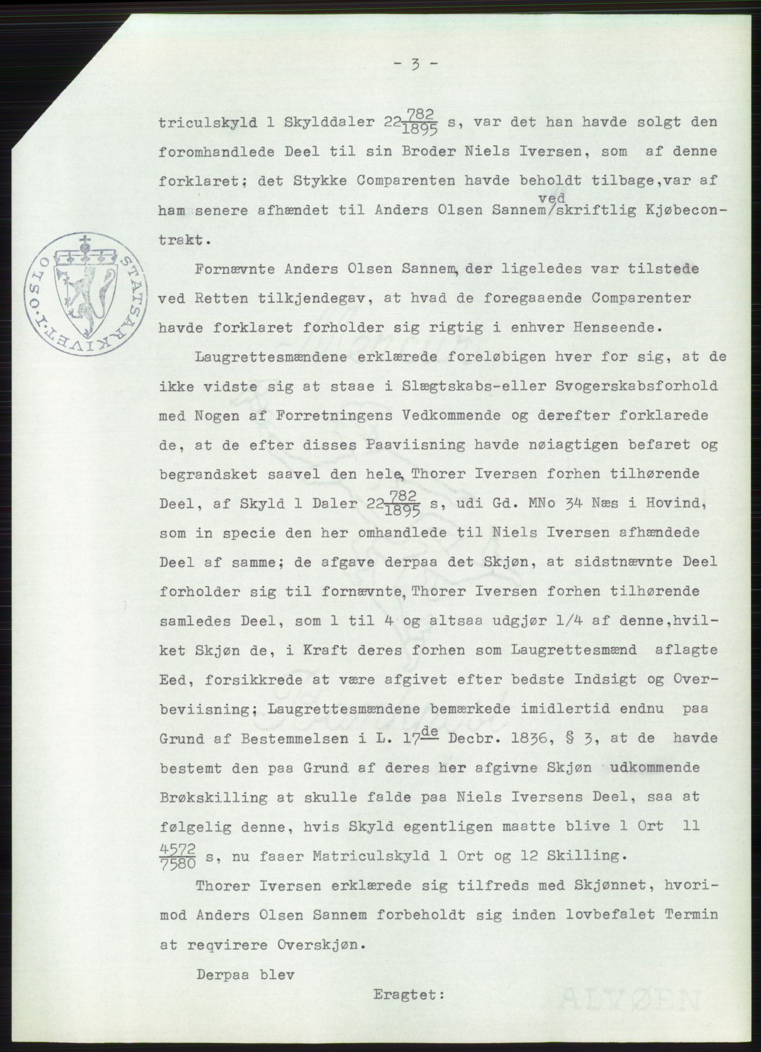 Statsarkivet i Oslo, AV/SAO-A-10621/Z/Zd/L0035: Avskrifter, j.nr 38-2684/1976, 1976, p. 27