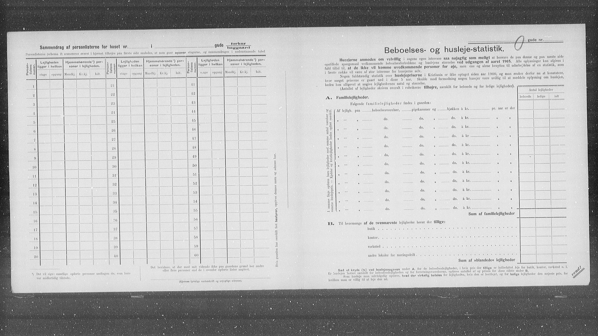 OBA, Municipal Census 1905 for Kristiania, 1905, p. 38668