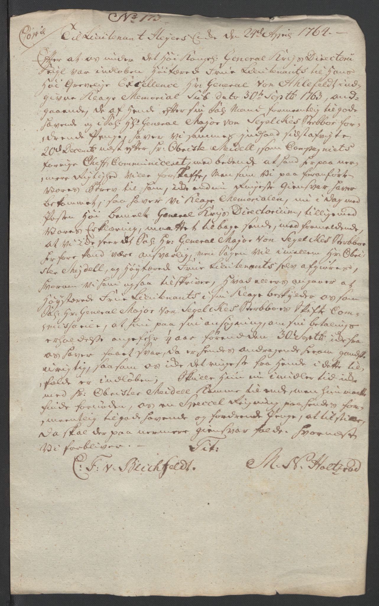 Forsvaret, Generalauditøren, AV/RA-RAFA-1772/F/Fj/Fja/L0032: --, 1750-1823, p. 529