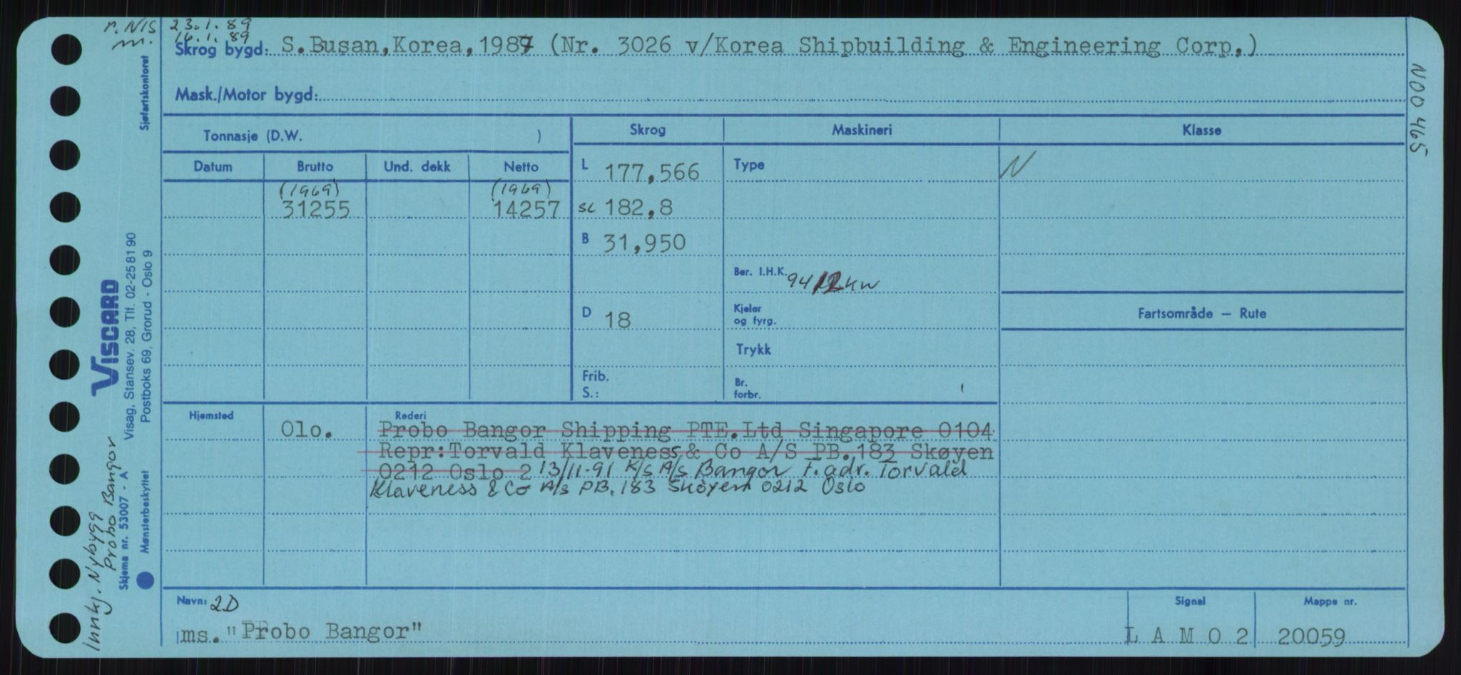 Sjøfartsdirektoratet med forløpere, Skipsmålingen, RA/S-1627/H/Ha/L0004/0002: Fartøy, Mas-R / Fartøy, Odin-R, p. 433