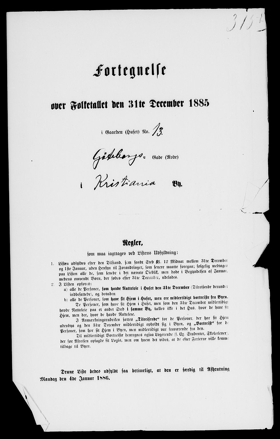 RA, 1885 census for 0301 Kristiania, 1885, p. 12260