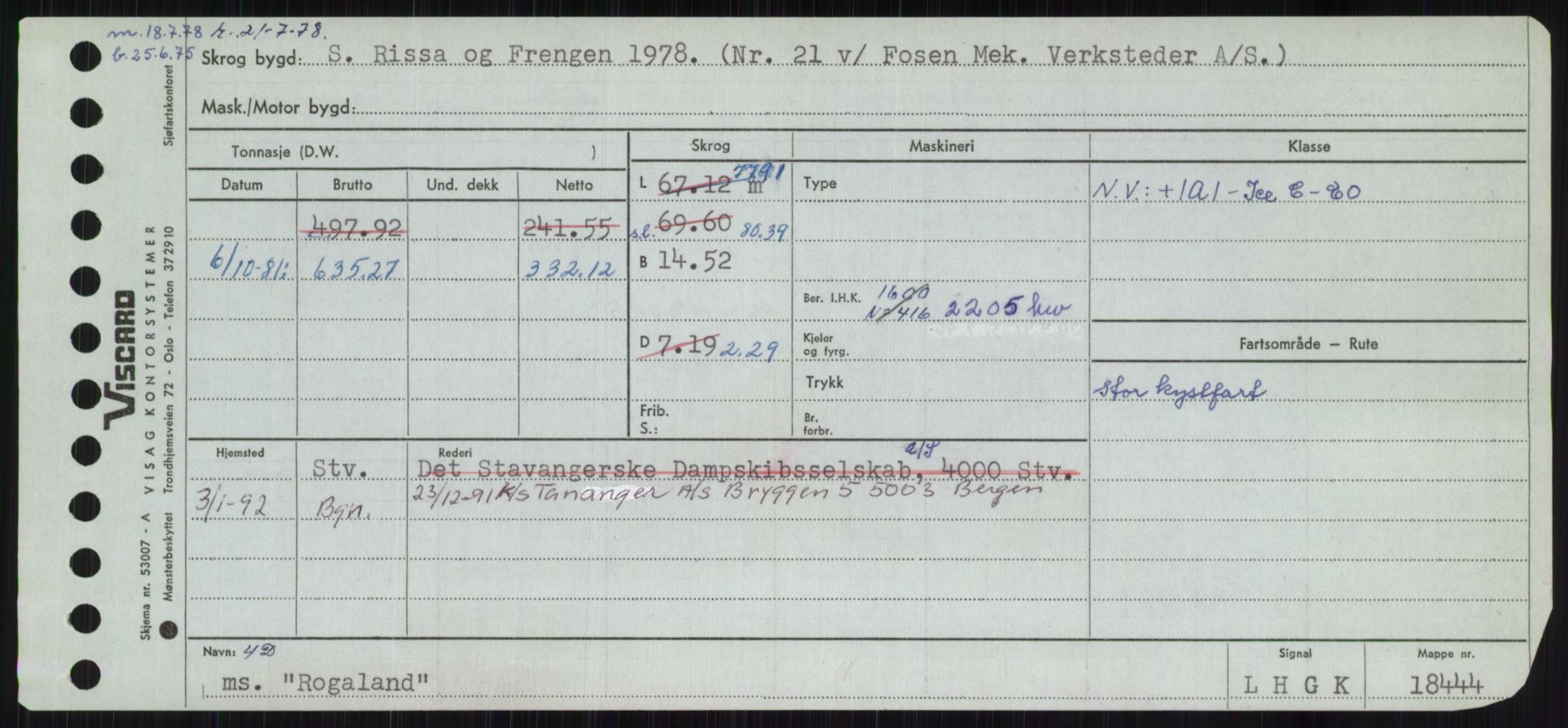 Sjøfartsdirektoratet med forløpere, Skipsmålingen, RA/S-1627/H/Ha/L0004/0002: Fartøy, Mas-R / Fartøy, Odin-R, p. 779