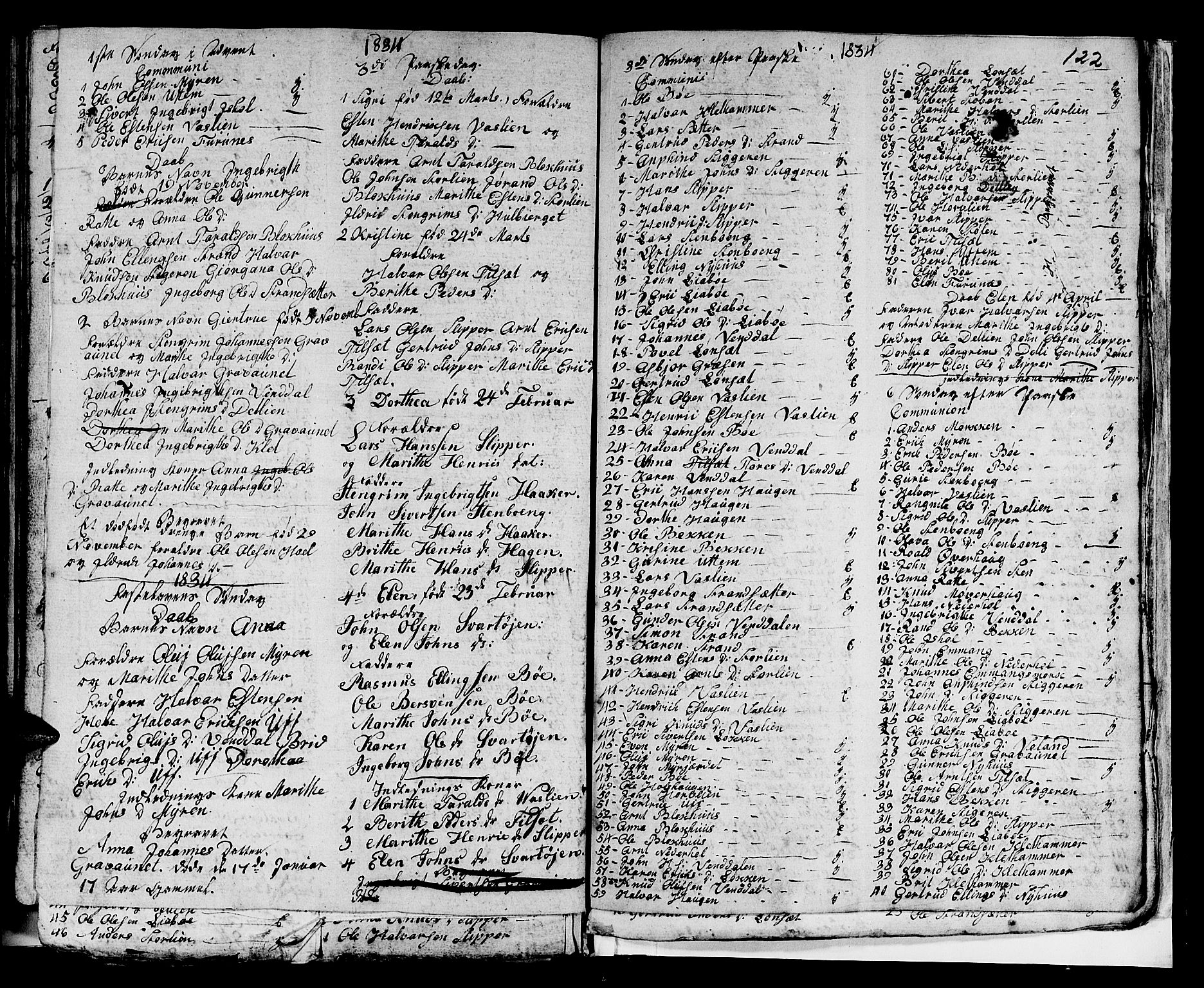Ministerialprotokoller, klokkerbøker og fødselsregistre - Sør-Trøndelag, SAT/A-1456/679/L0921: Parish register (copy) no. 679C01, 1792-1840, p. 122