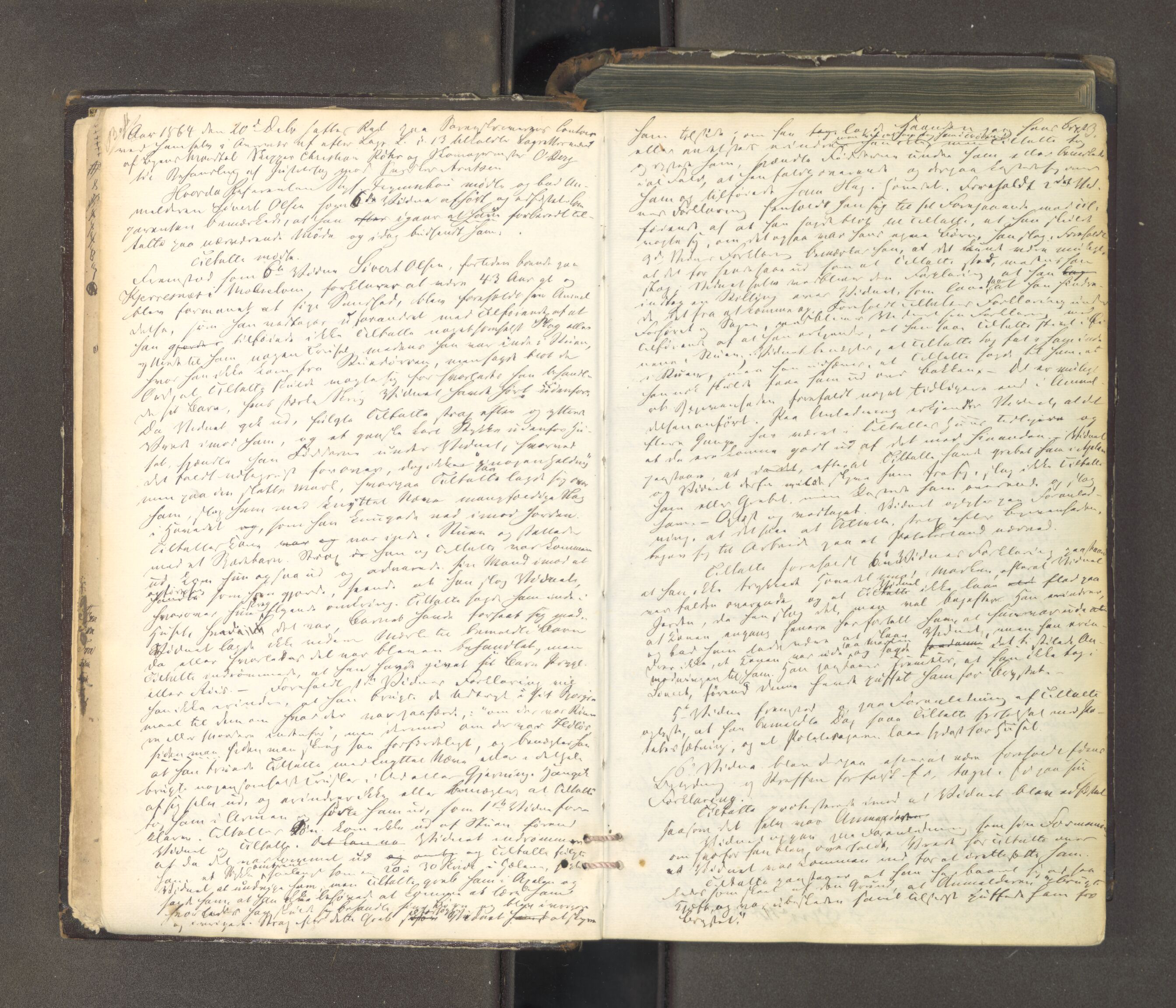 Tromsø sorenskriveri 1855-, AV/SATØ-S-0050/F/Fe/L0127: Ekstrarettsprotokoll med register, 1864-1870, p. 2b-3a