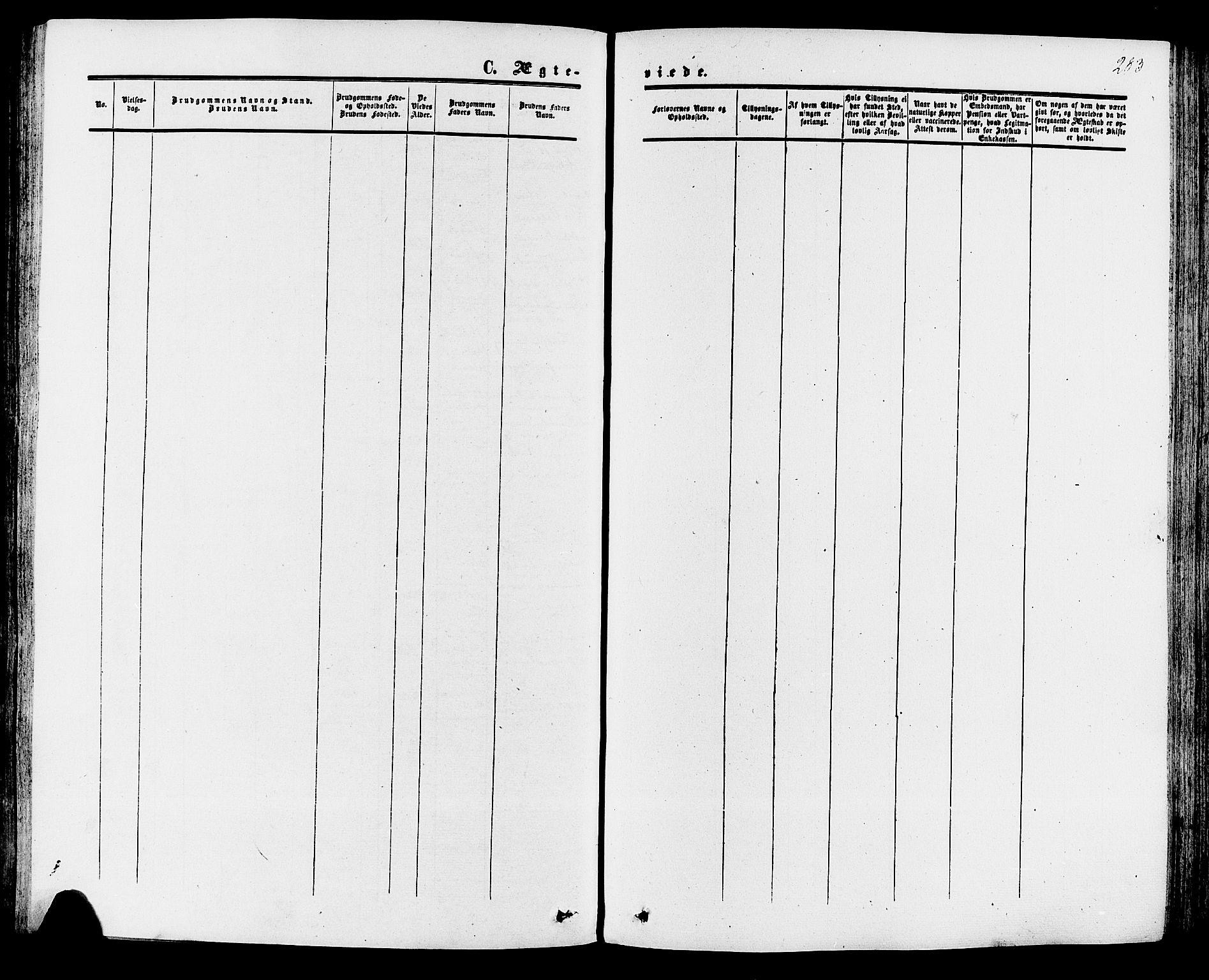 Tinn kirkebøker, SAKO/A-308/F/Fa/L0006: Parish register (official) no. I 6, 1857-1878, p. 283