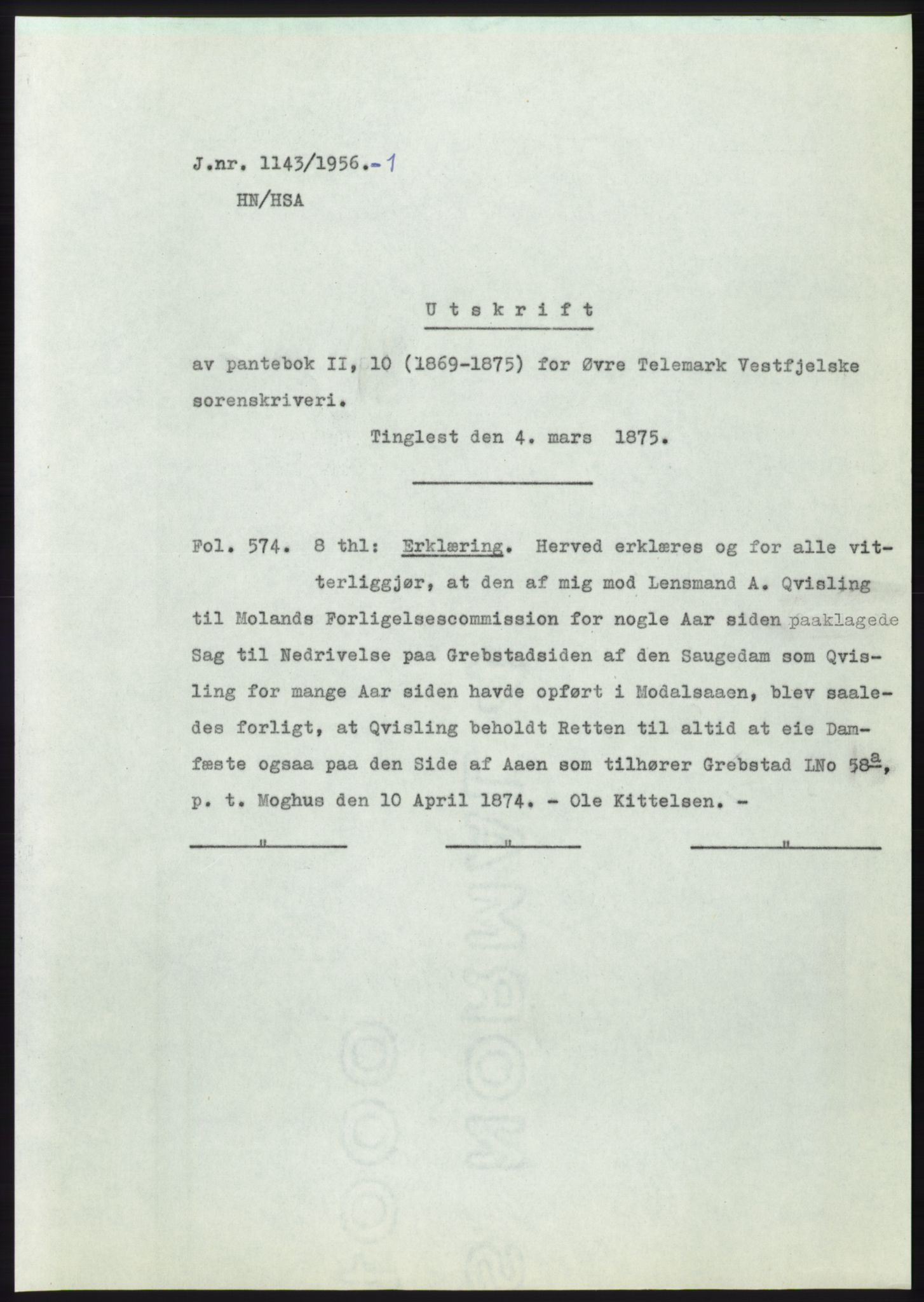 Statsarkivet i Kongsberg, SAKO/A-0001, 1956, p. 358