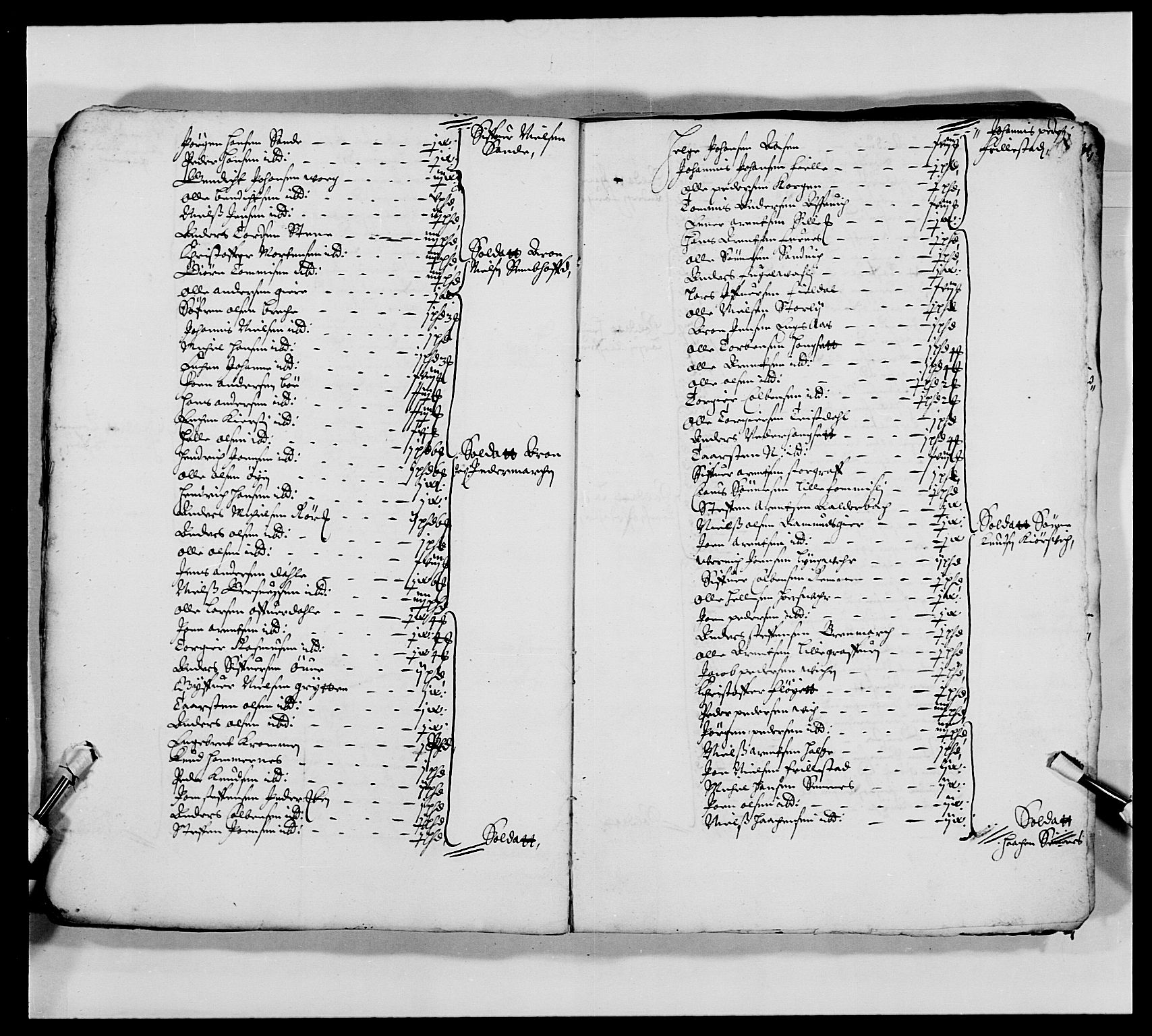 Kommanderende general (KG I) med Det norske krigsdirektorium, AV/RA-EA-5419/E/Ea/L0473: Marineregimentet, 1664-1701, p. 28
