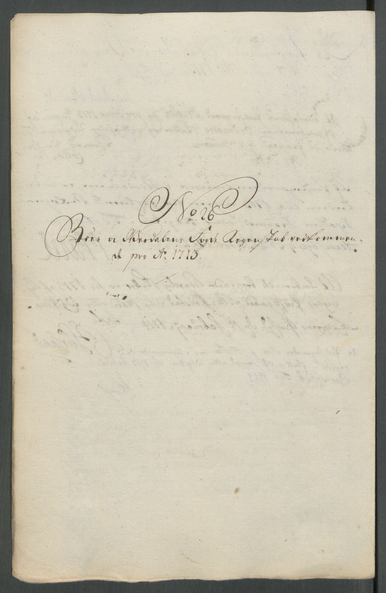 Rentekammeret inntil 1814, Reviderte regnskaper, Fogderegnskap, RA/EA-4092/R62/L4203: Fogderegnskap Stjørdal og Verdal, 1713, p. 255