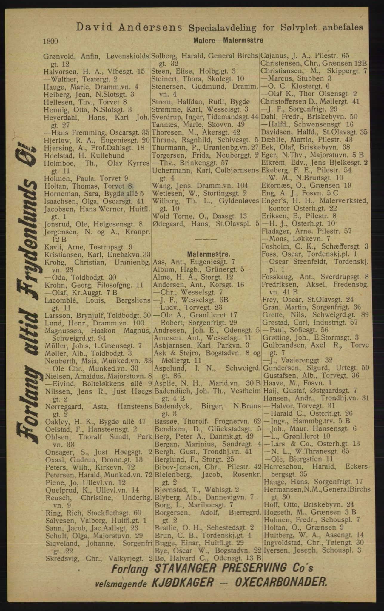 Kristiania/Oslo adressebok, PUBL/-, 1913, p. 1756