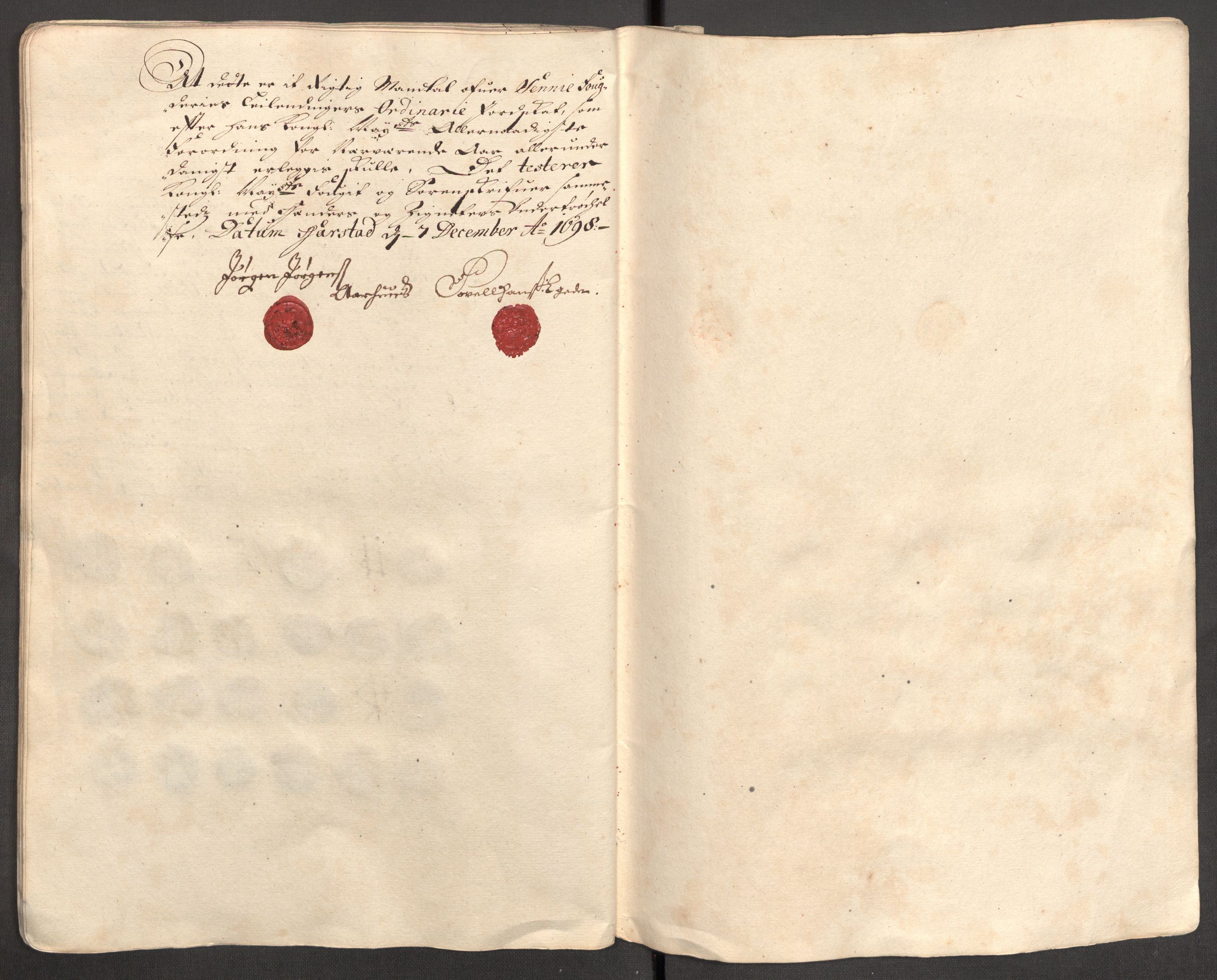 Rentekammeret inntil 1814, Reviderte regnskaper, Fogderegnskap, AV/RA-EA-4092/R68/L4754: Fogderegnskap Senja og Troms, 1697-1699, p. 162
