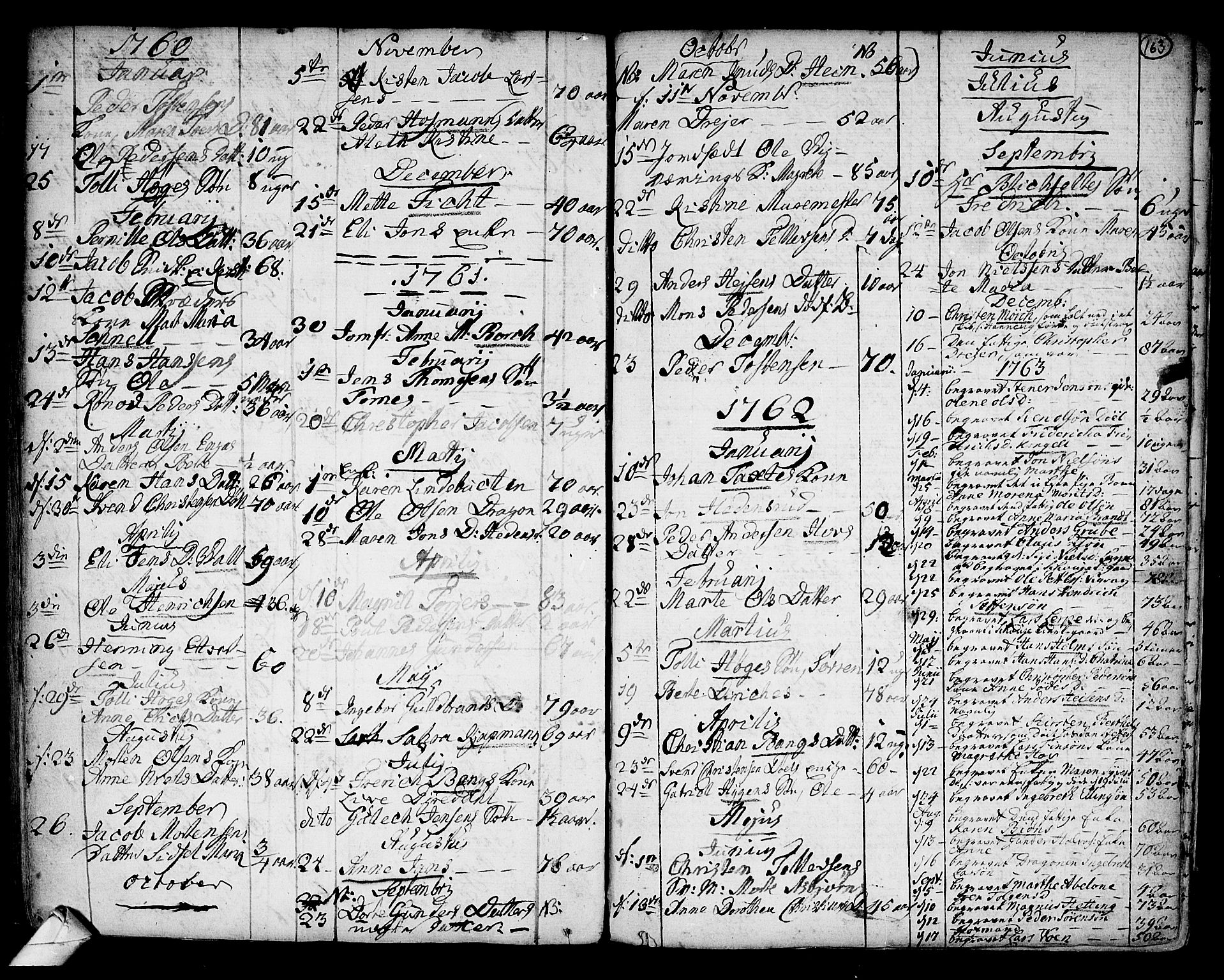 Strømsø kirkebøker, AV/SAKO-A-246/F/Fb/L0002: Parish register (official) no. II 2, 1739-1814, p. 163