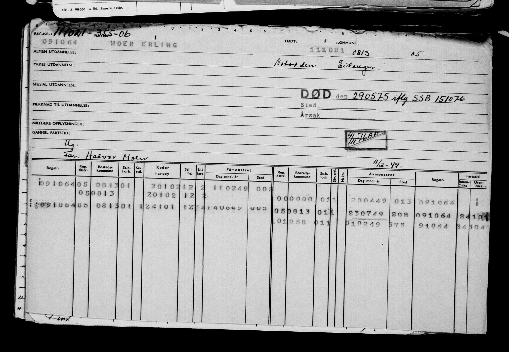 Direktoratet for sjømenn, AV/RA-S-3545/G/Gb/L0198: Hovedkort, 1921, p. 680