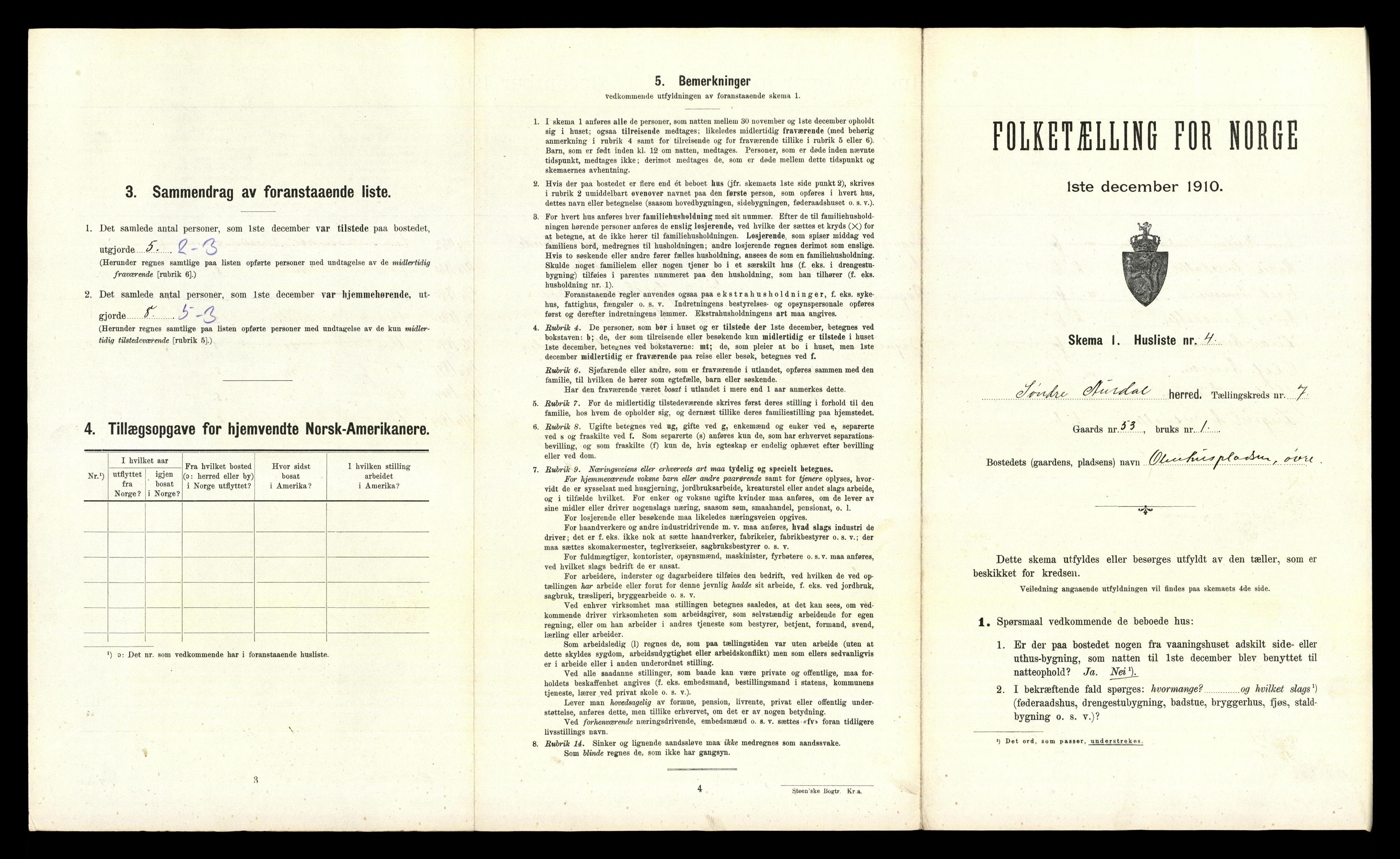 RA, 1910 census for Sør-Aurdal, 1910, p. 747