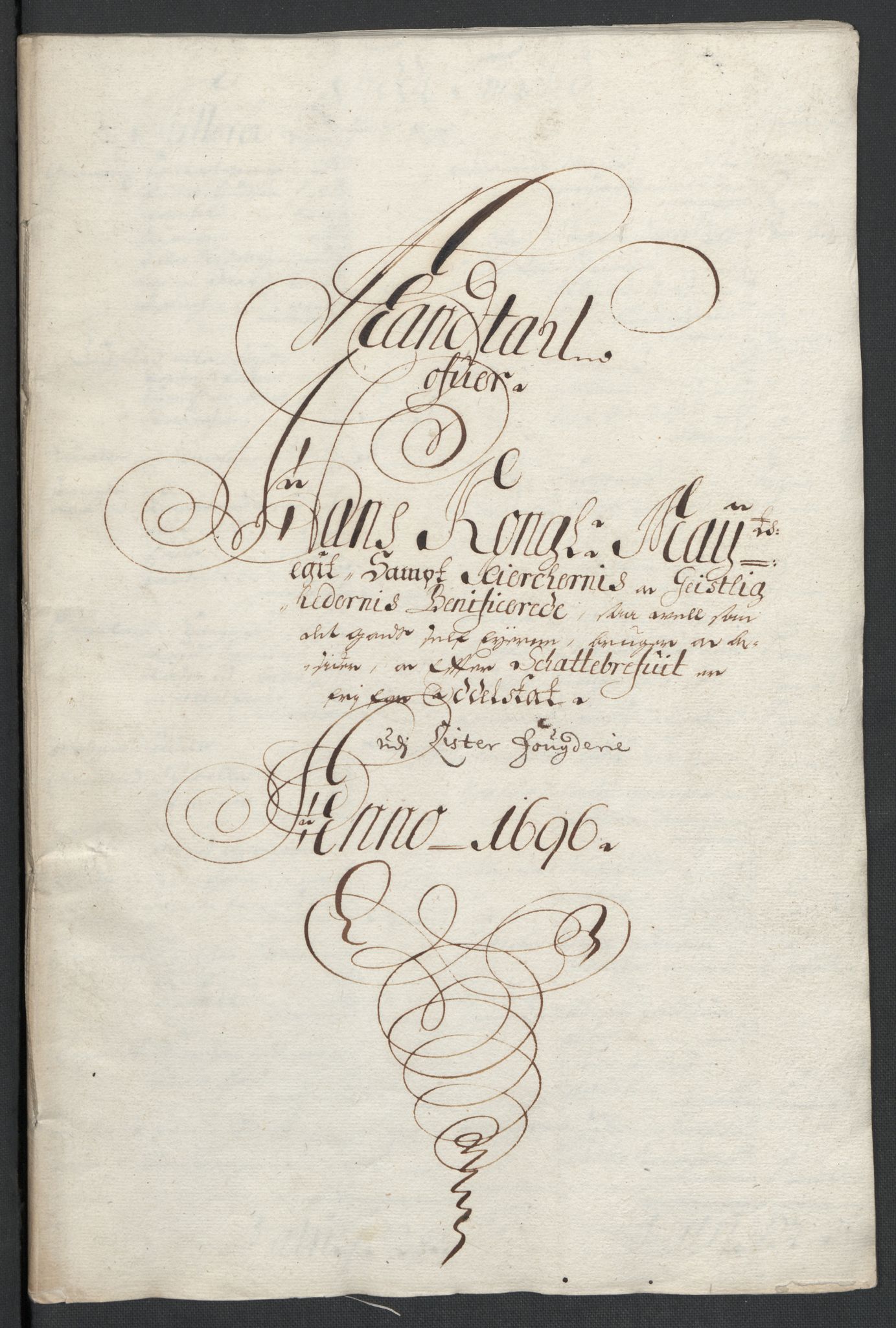 Rentekammeret inntil 1814, Reviderte regnskaper, Fogderegnskap, RA/EA-4092/R43/L2546: Fogderegnskap Lista og Mandal, 1696-1697, p. 101