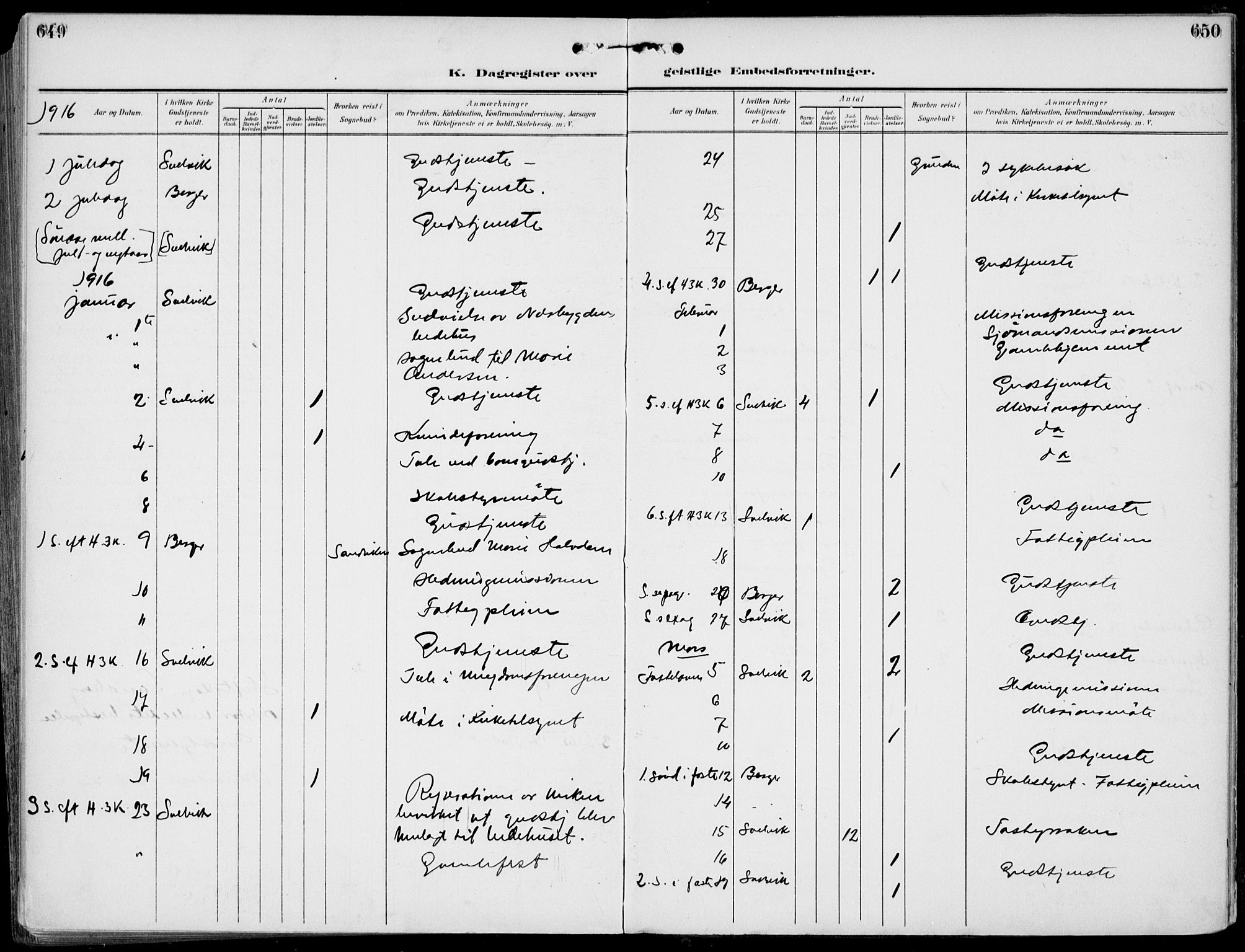 Strømm kirkebøker, AV/SAKO-A-322/F/Fb/L0002: Parish register (official) no. II 2, 1900-1919, p. 649-650