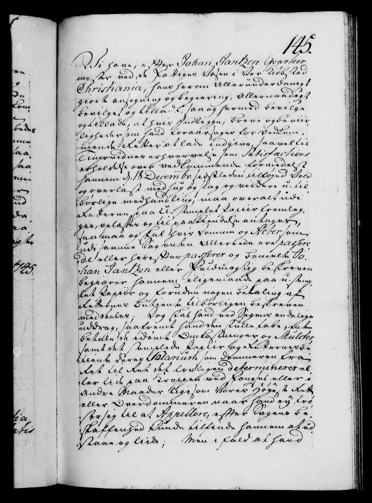 Danske Kanselli 1572-1799, AV/RA-EA-3023/F/Fc/Fca/Fcaa/L0034: Norske registre, 1745-1746, p. 145a