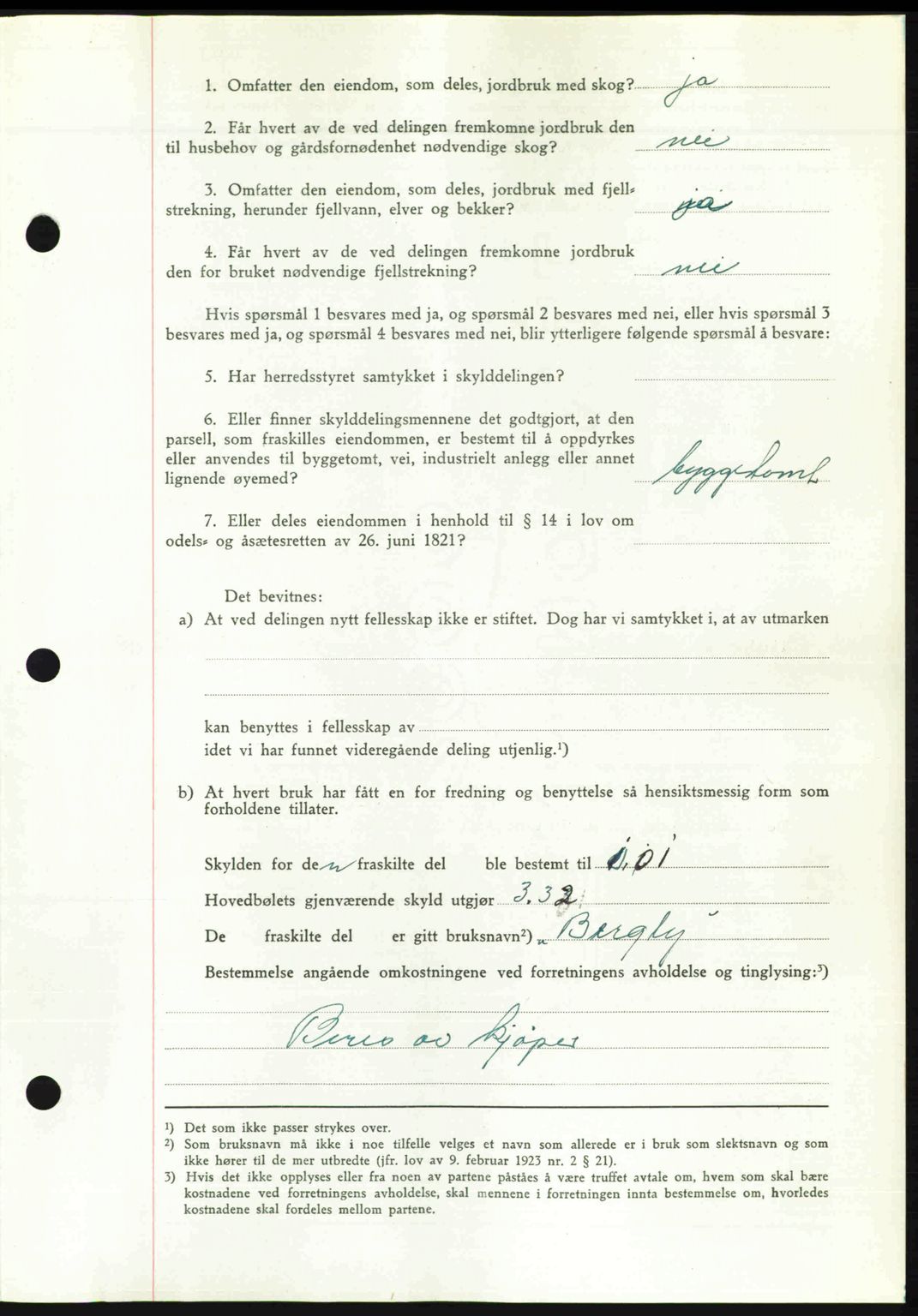 Romsdal sorenskriveri, SAT/A-4149/1/2/2C: Mortgage book no. A24, 1947-1947, Diary no: : 2685/1947