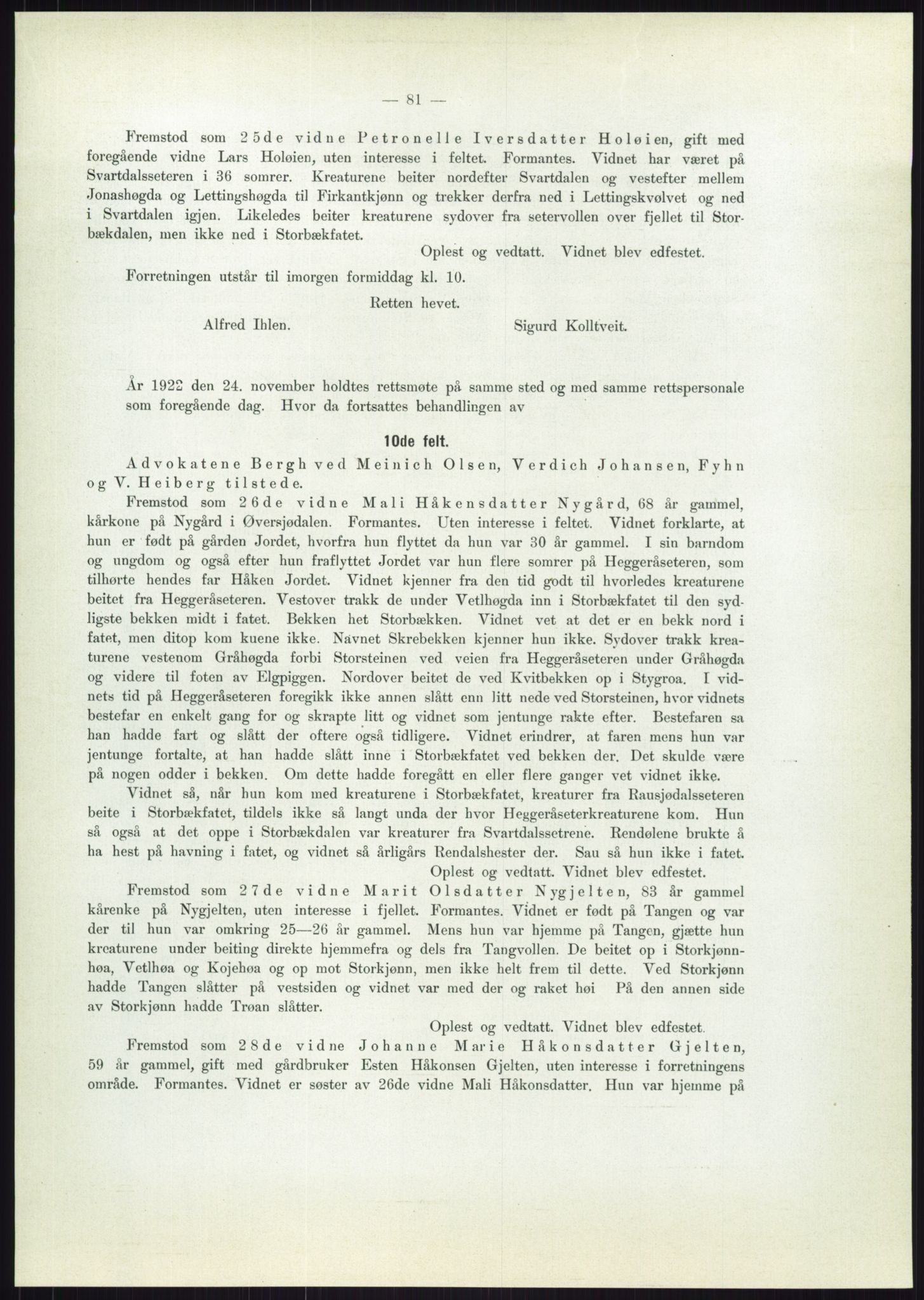 Høyfjellskommisjonen, AV/RA-S-1546/X/Xa/L0001: Nr. 1-33, 1909-1953, p. 4345