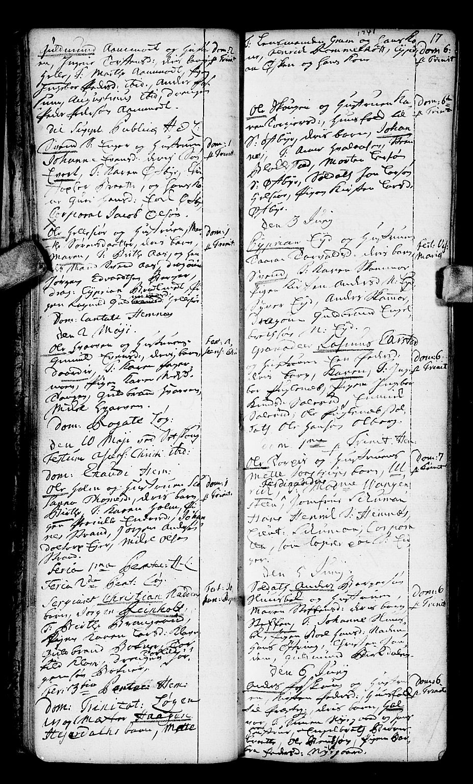 Høland prestekontor Kirkebøker, AV/SAO-A-10346a/F/Fa/L0003: Parish register (official) no. I 3, 1739-1756, p. 17