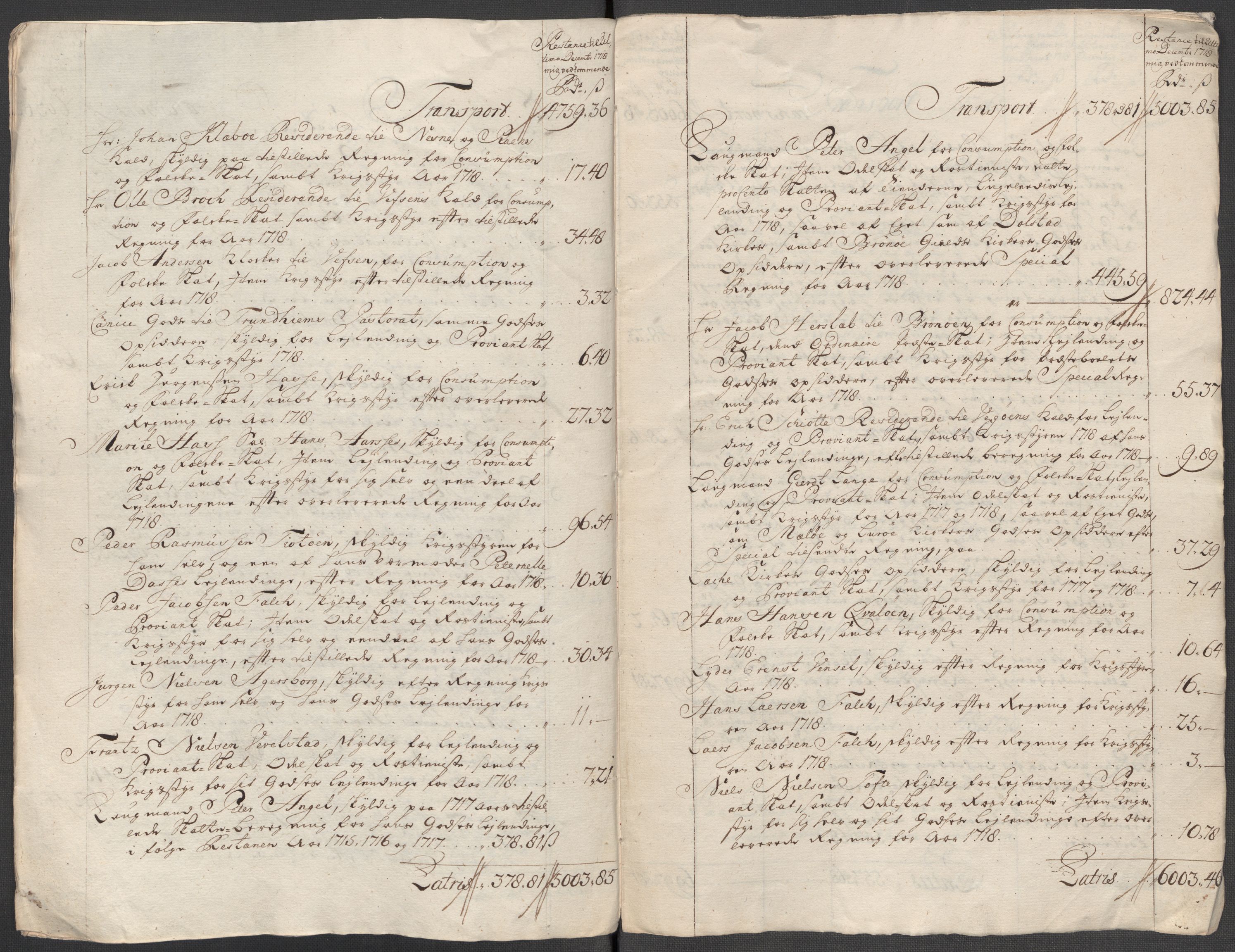 Rentekammeret inntil 1814, Reviderte regnskaper, Fogderegnskap, AV/RA-EA-4092/R65/L4516: Fogderegnskap Helgeland, 1718, p. 280