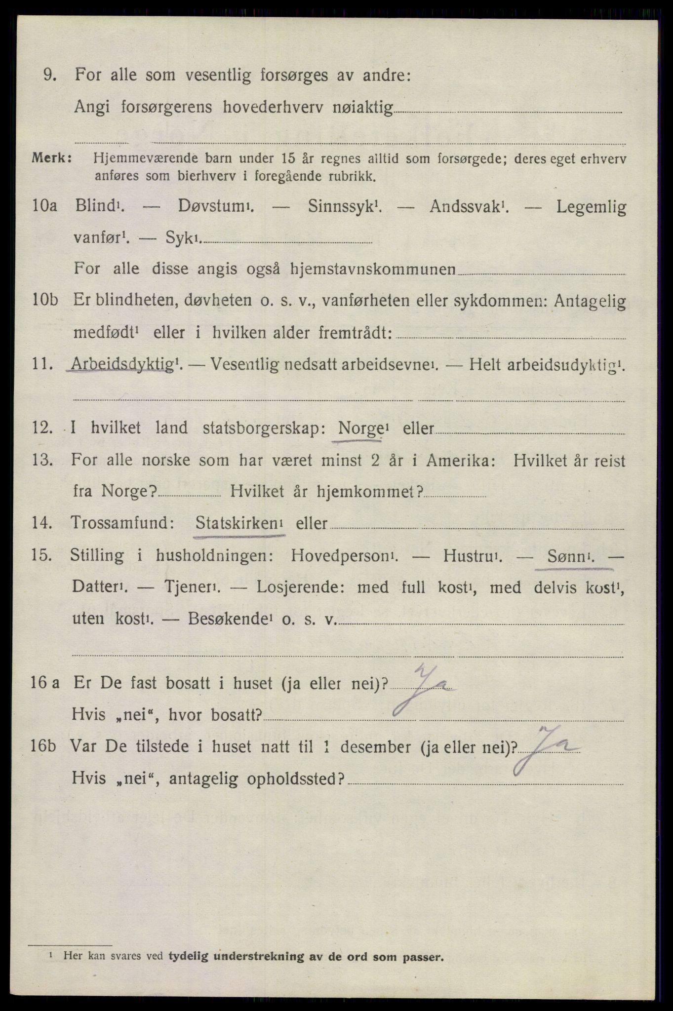 SAO, 1920 census for Skedsmo, 1920, p. 4308