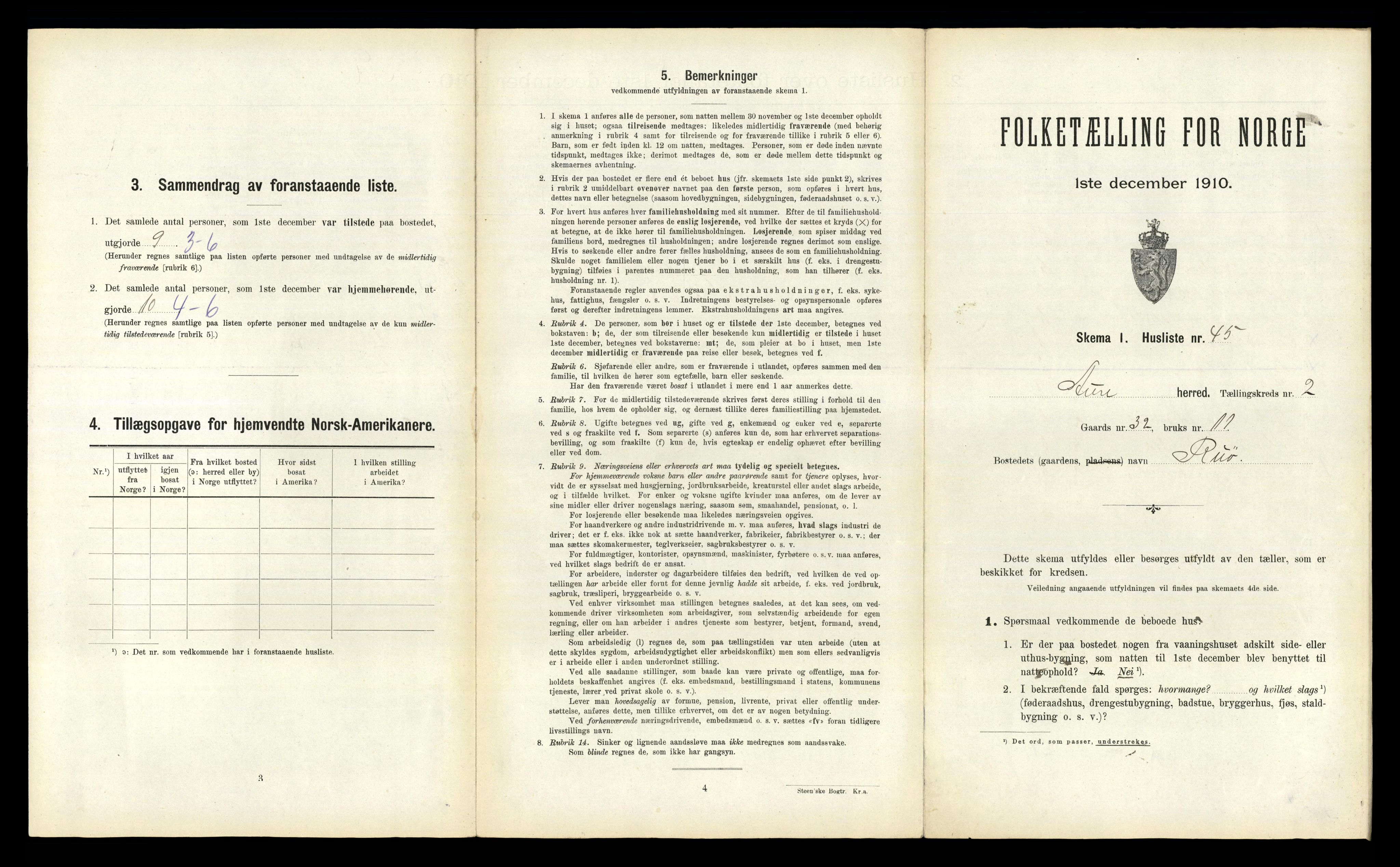 RA, 1910 census for Aure, 1910, p. 248