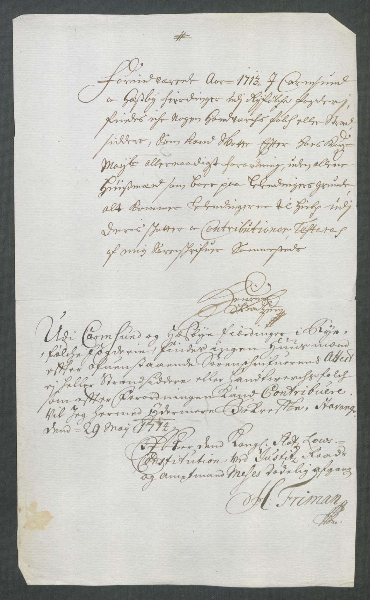 Rentekammeret inntil 1814, Reviderte regnskaper, Fogderegnskap, RA/EA-4092/R47/L2866: Fogderegnskap Ryfylke, 1713, p. 74